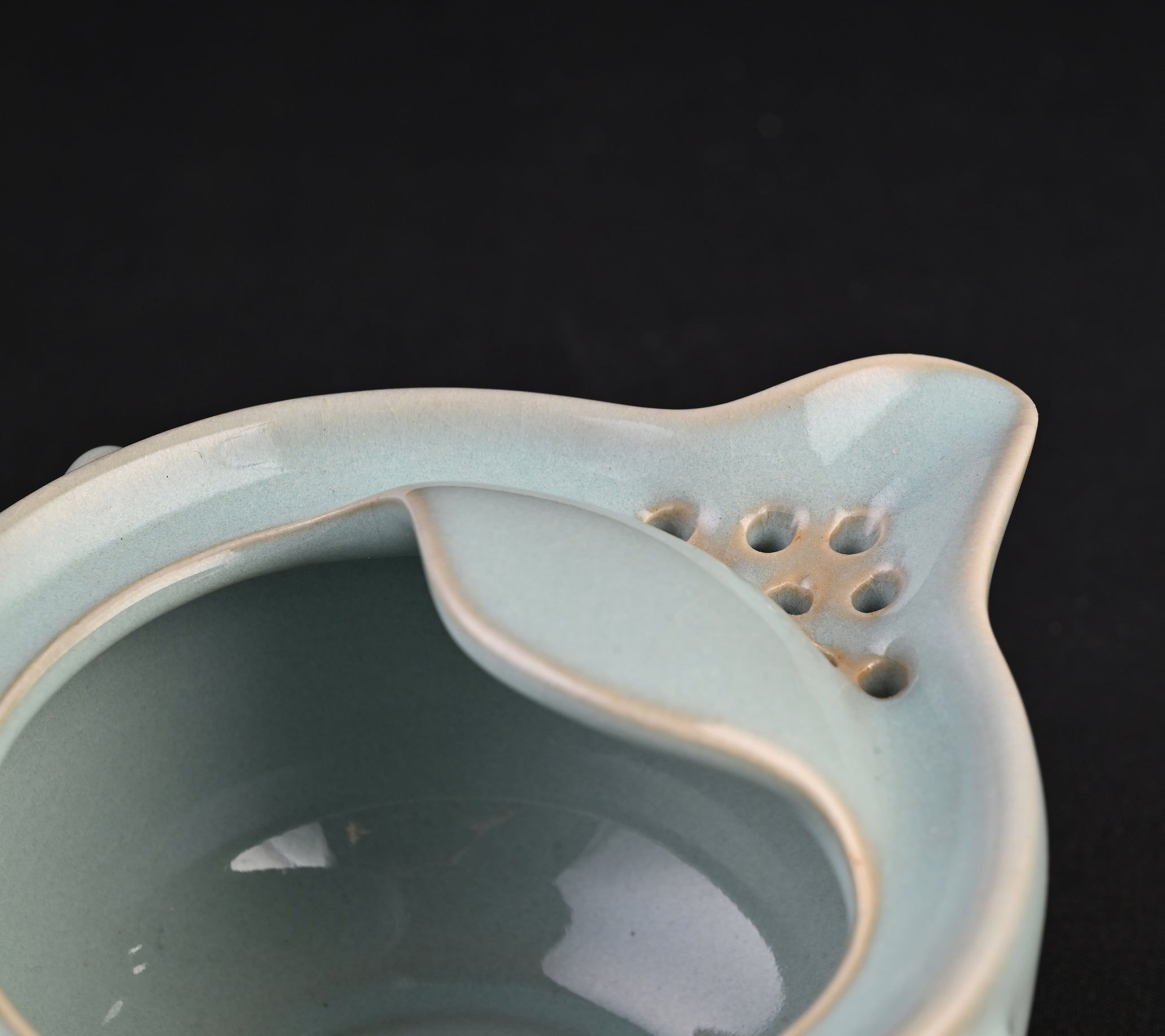 Natural Mineral Celadon Glaze Simple Tea Set