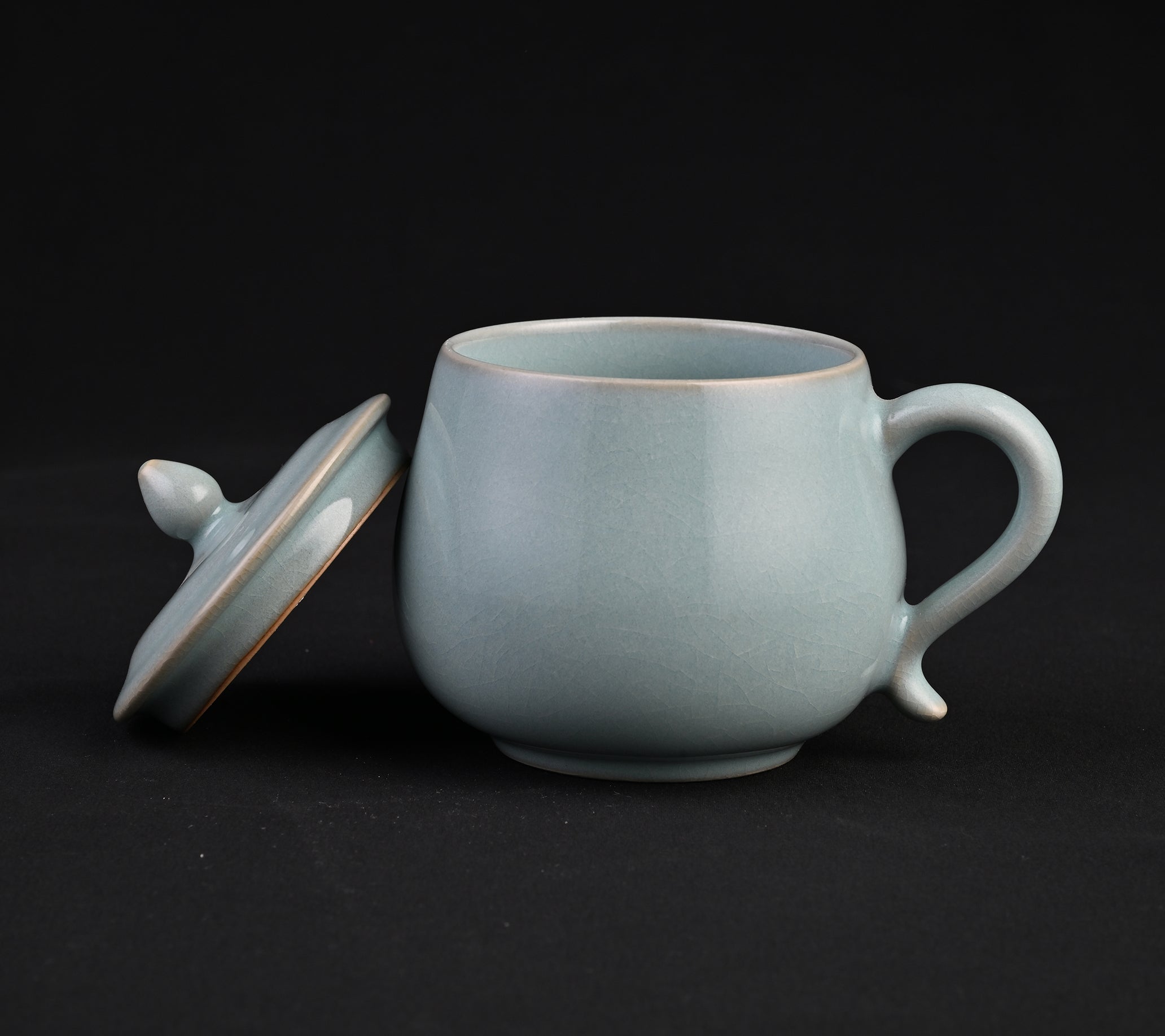 Natural Mineral Sky Blue Glaze General Cup