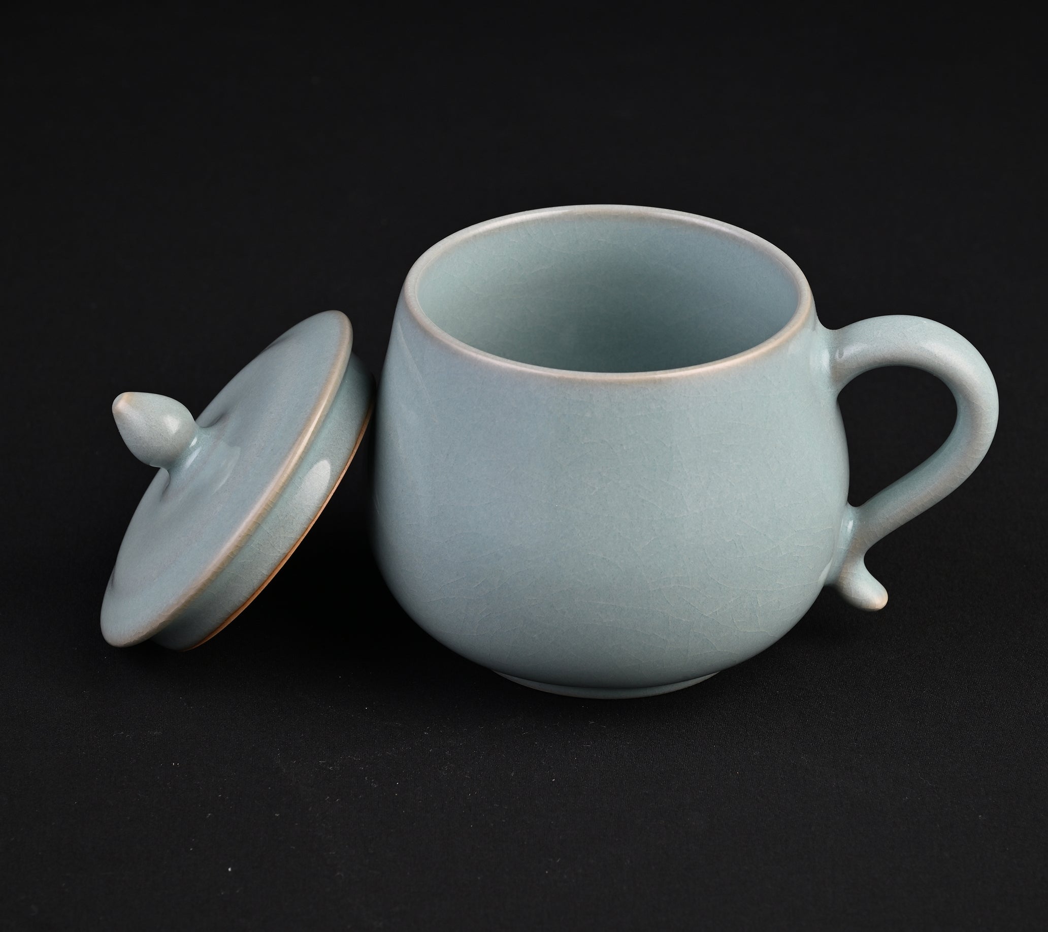 Natural Mineral Sky Blue Glaze General Cup
