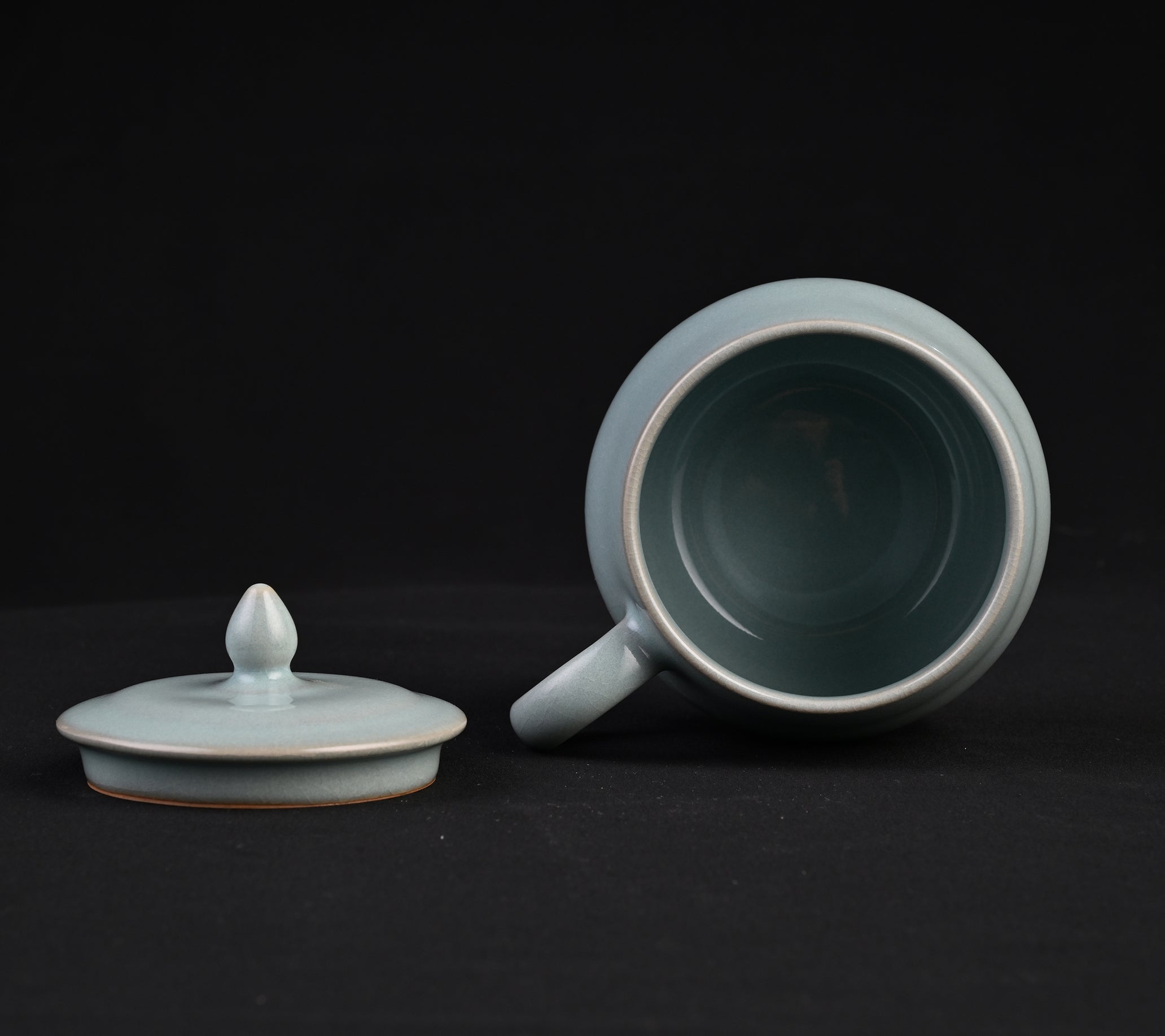 Natural Mineral Sky Blue Glaze General Cup