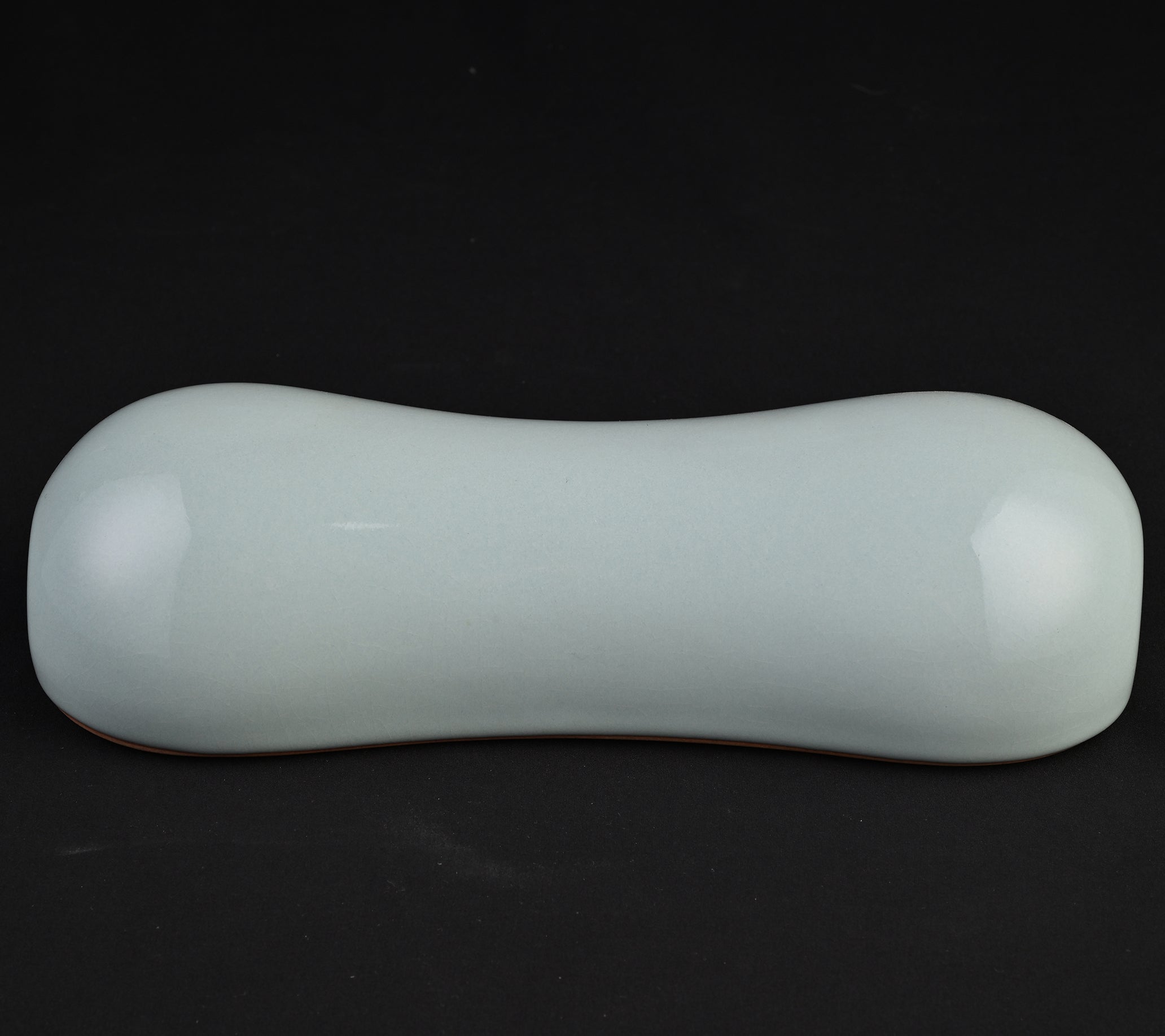 Natural Mineral Sky Blue Glaze Porcelain Pillow