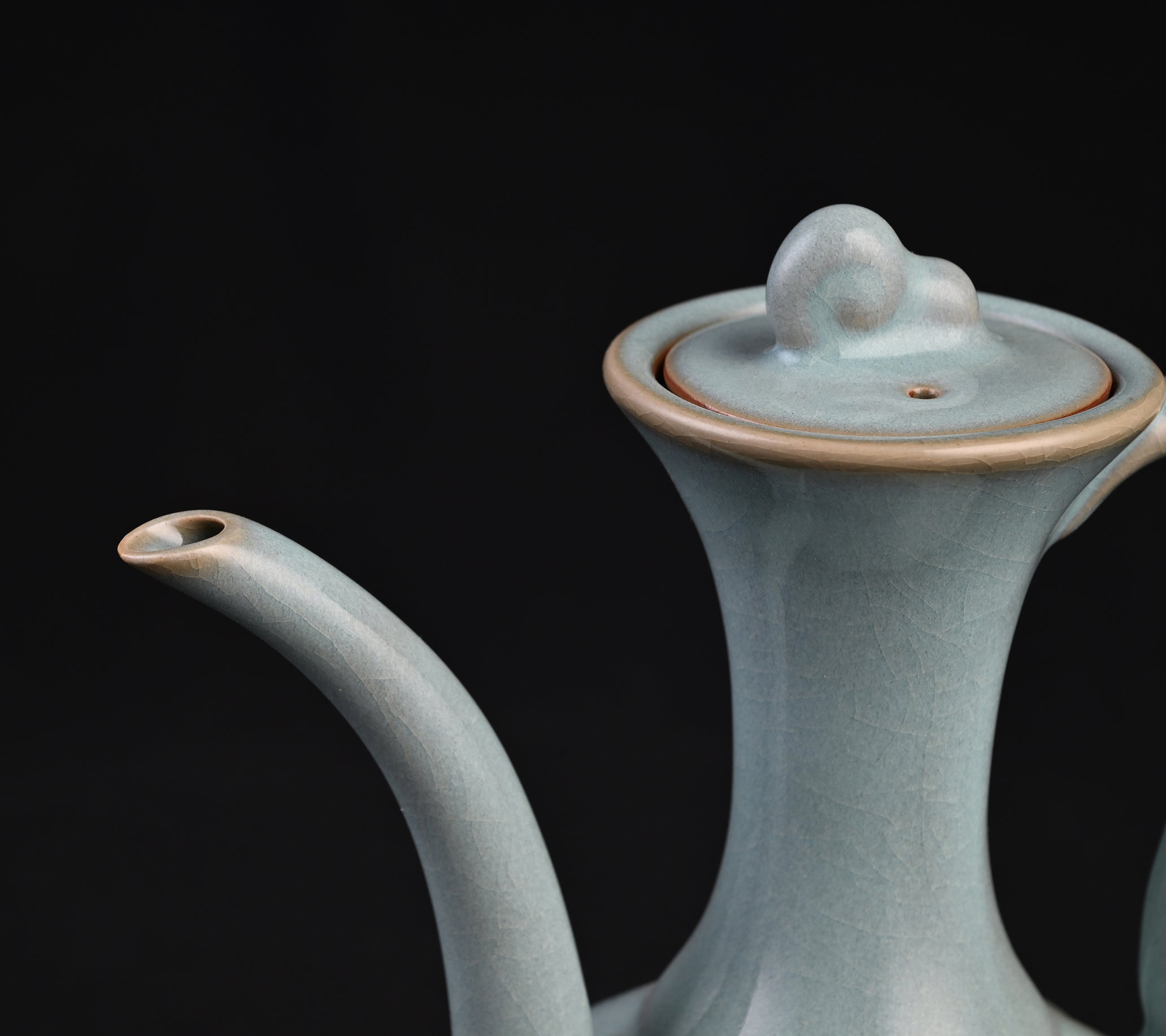 Natural Mineral Tianqing Glaze – Sake Warmer Set