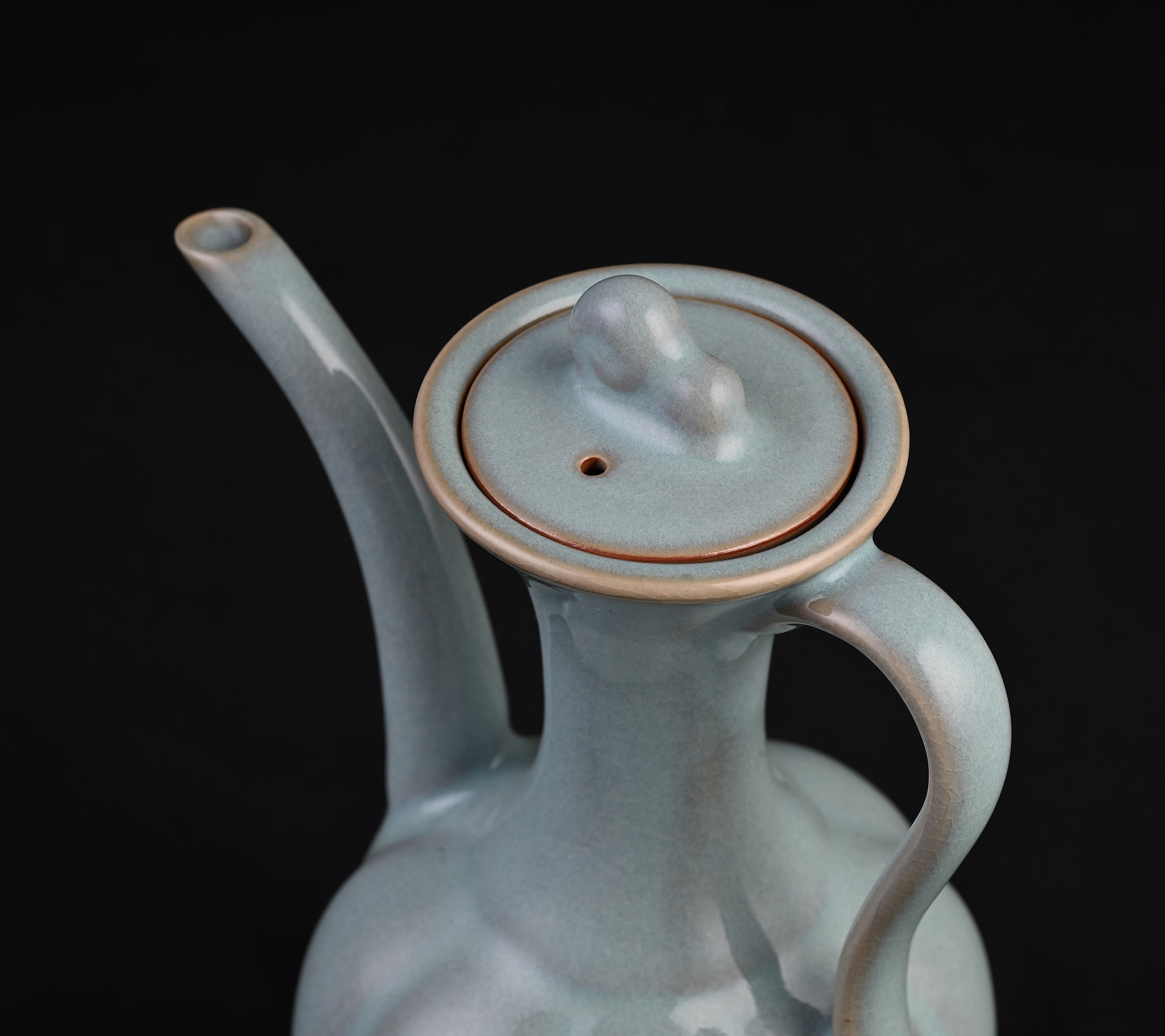 Natural Mineral Tianqing Glaze – Sake Warmer Set