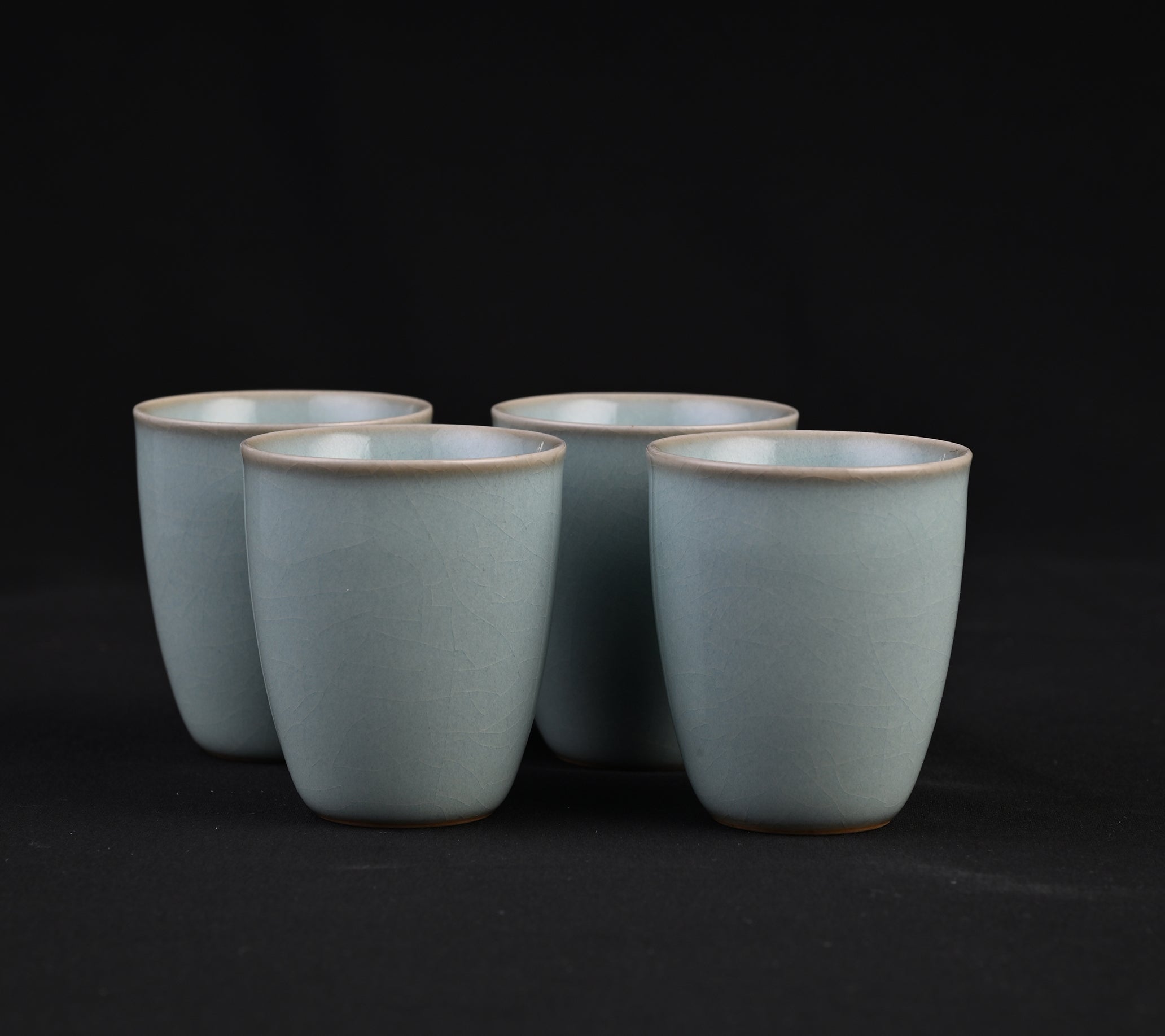 Natural Mineral Tianqing Glaze – Sake Warmer Set