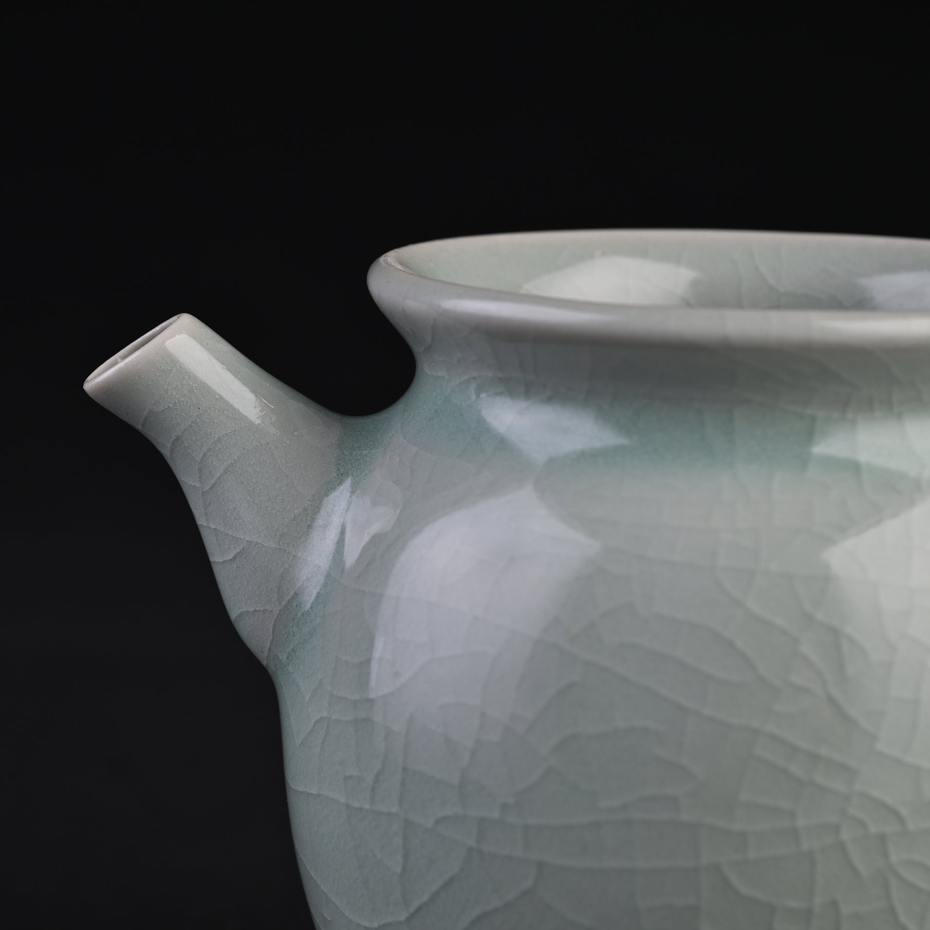 Natural Mineral Verdant Green Glaze Fairness Cup