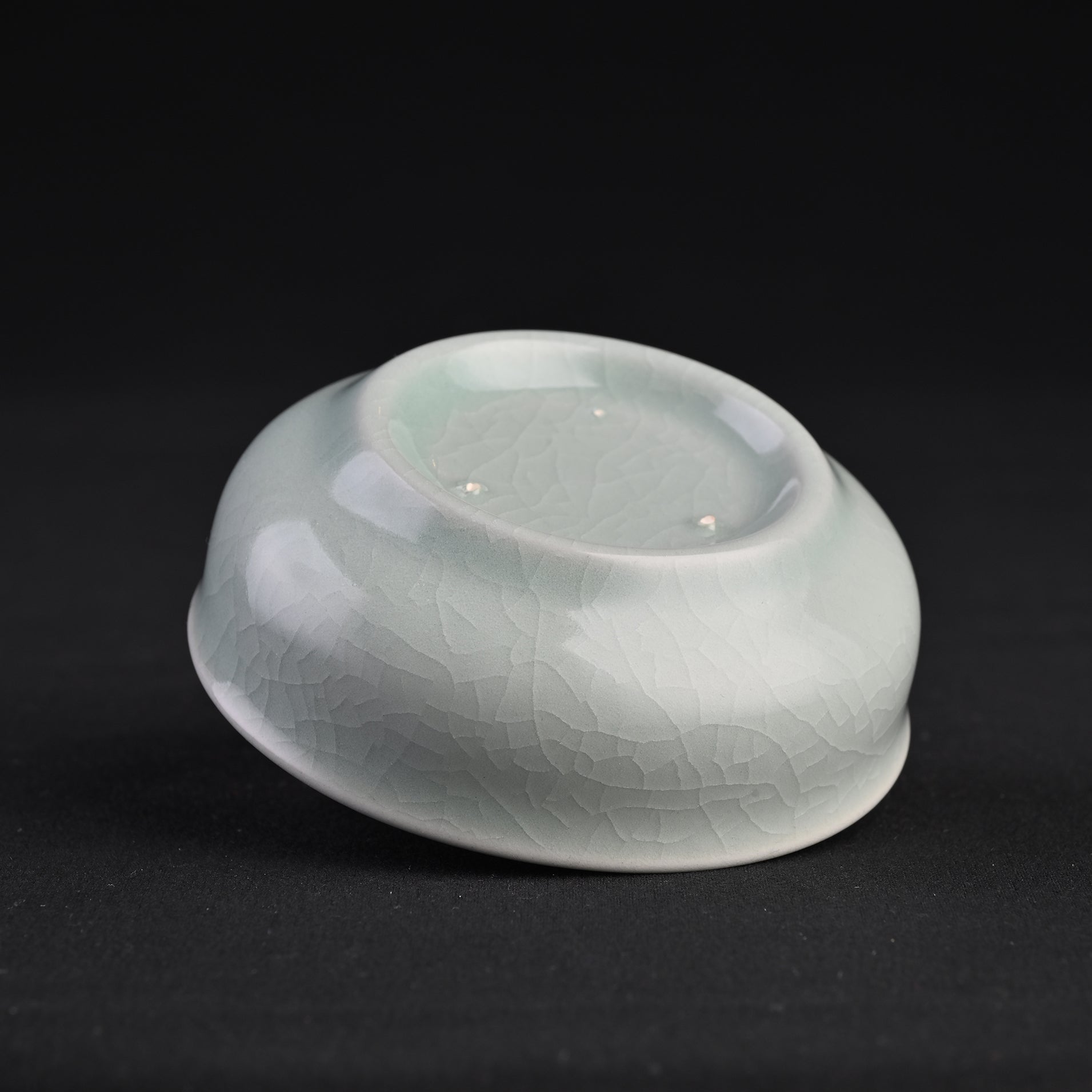 Natural Mineral Verdant Green Glaze Pu-erh Tea Cup