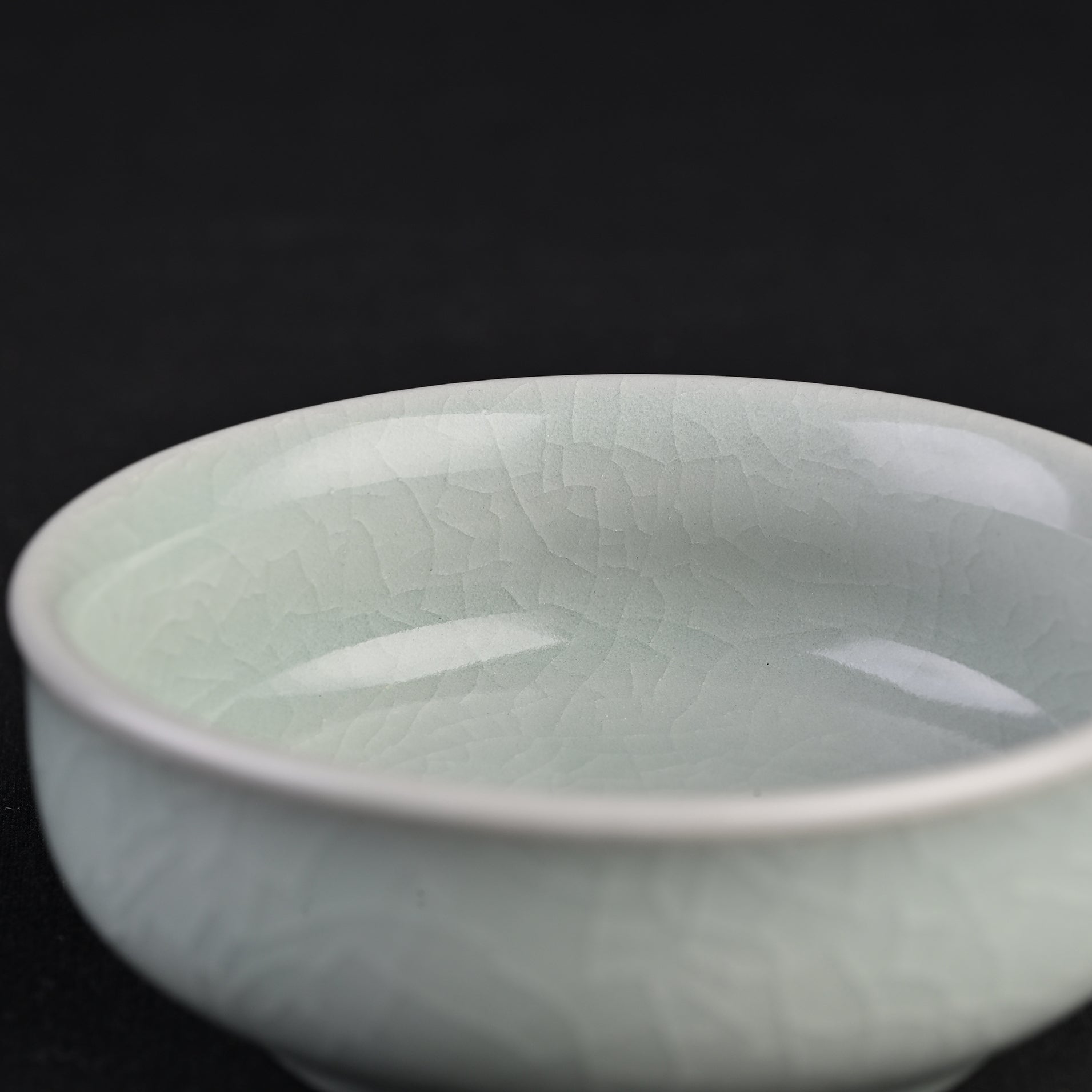 Natural Mineral Verdant Green Glaze Pu-erh Tea Cup
