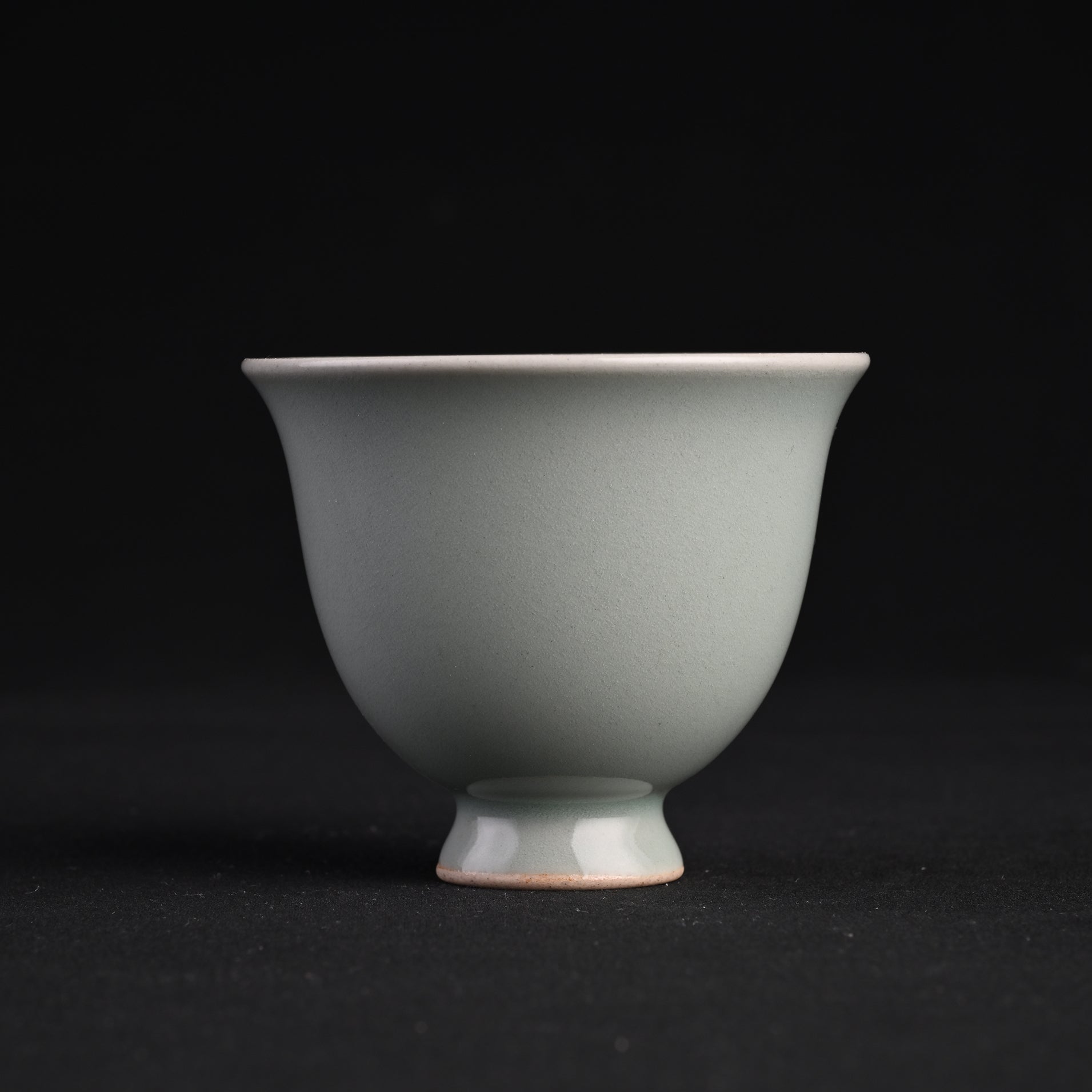 Natural Mineral Verdant Green Glaze Magnolia Cup