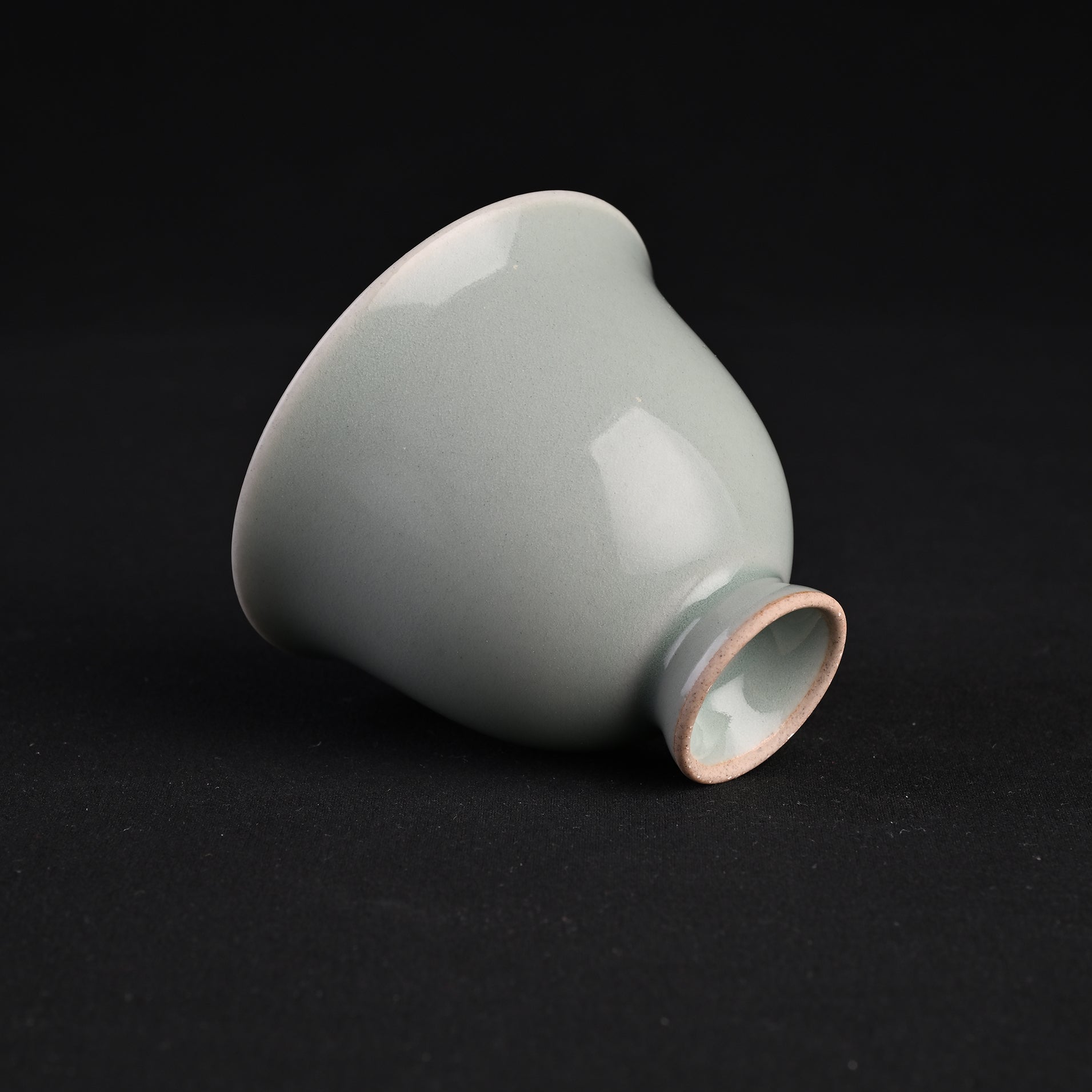 Natural Mineral Verdant Green Glaze Magnolia Cup