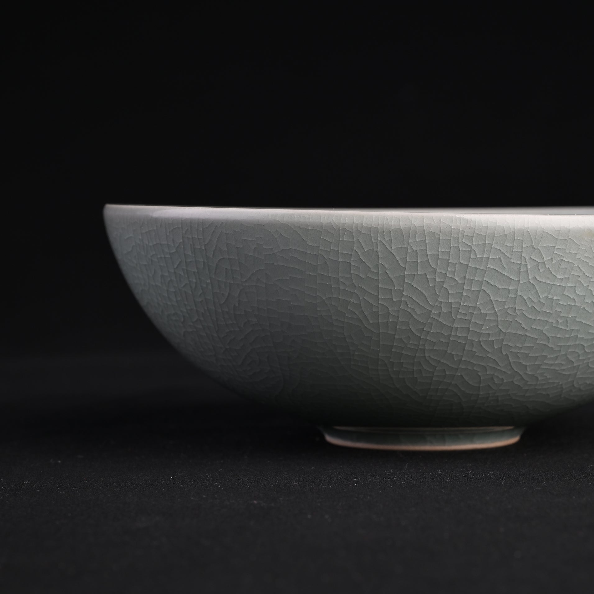 Natural Mineral Verdant Green Glaze Drum-Belly Cup