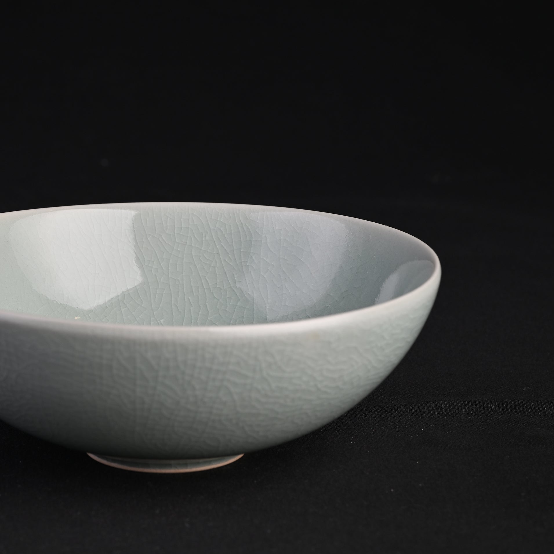 Natural Mineral Verdant Green Glaze Drum-Belly Cup