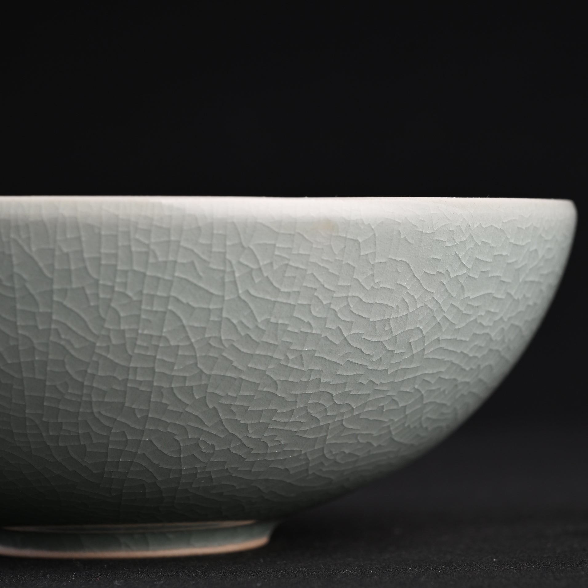 Natural Mineral Verdant Green Glaze Drum-Belly Cup