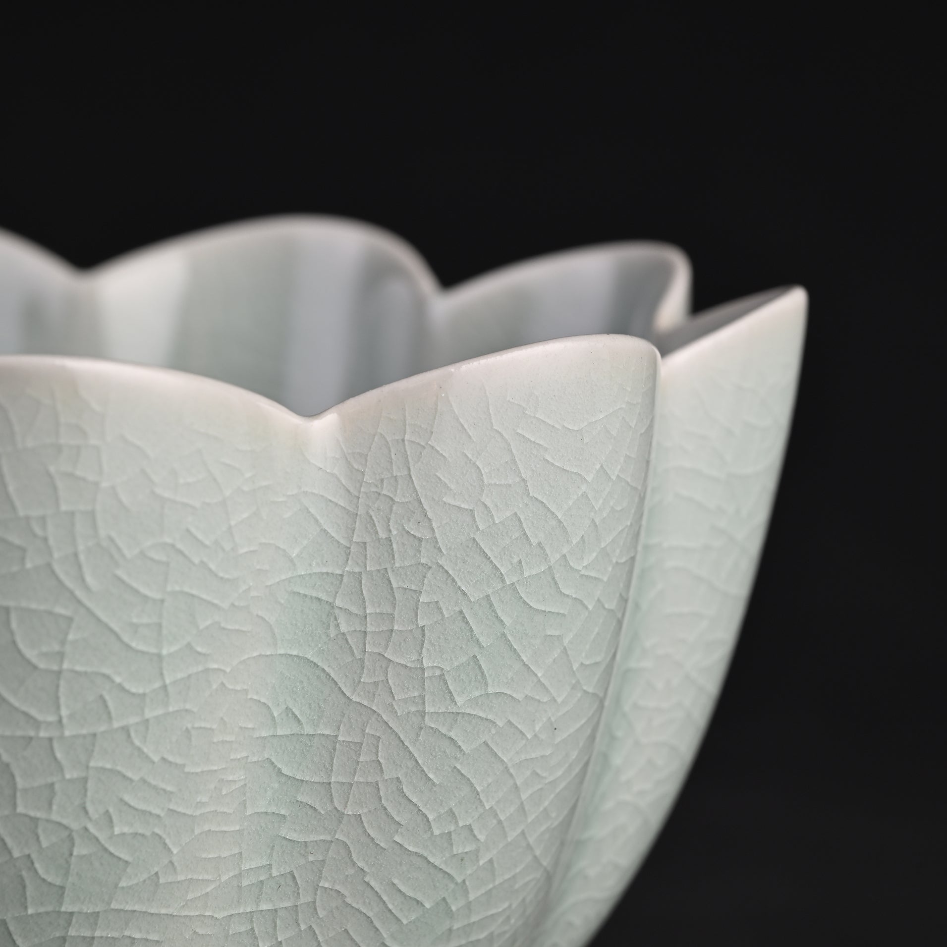 Natural Mineral Verdant Green Glaze Sake Set