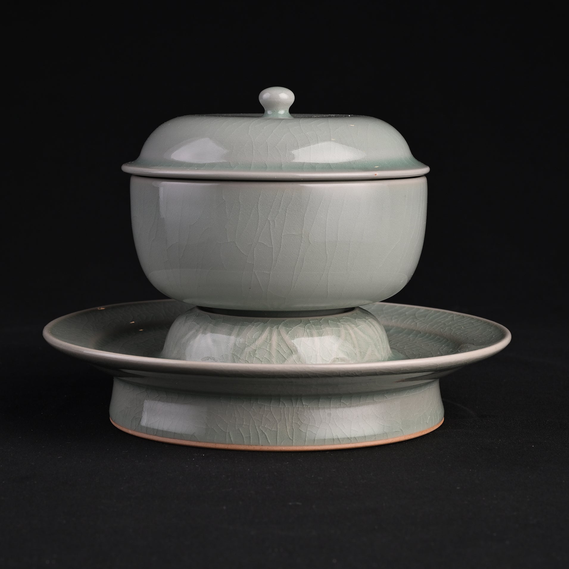 Natural Mineral Verdant Green Glaze Matcha Set
