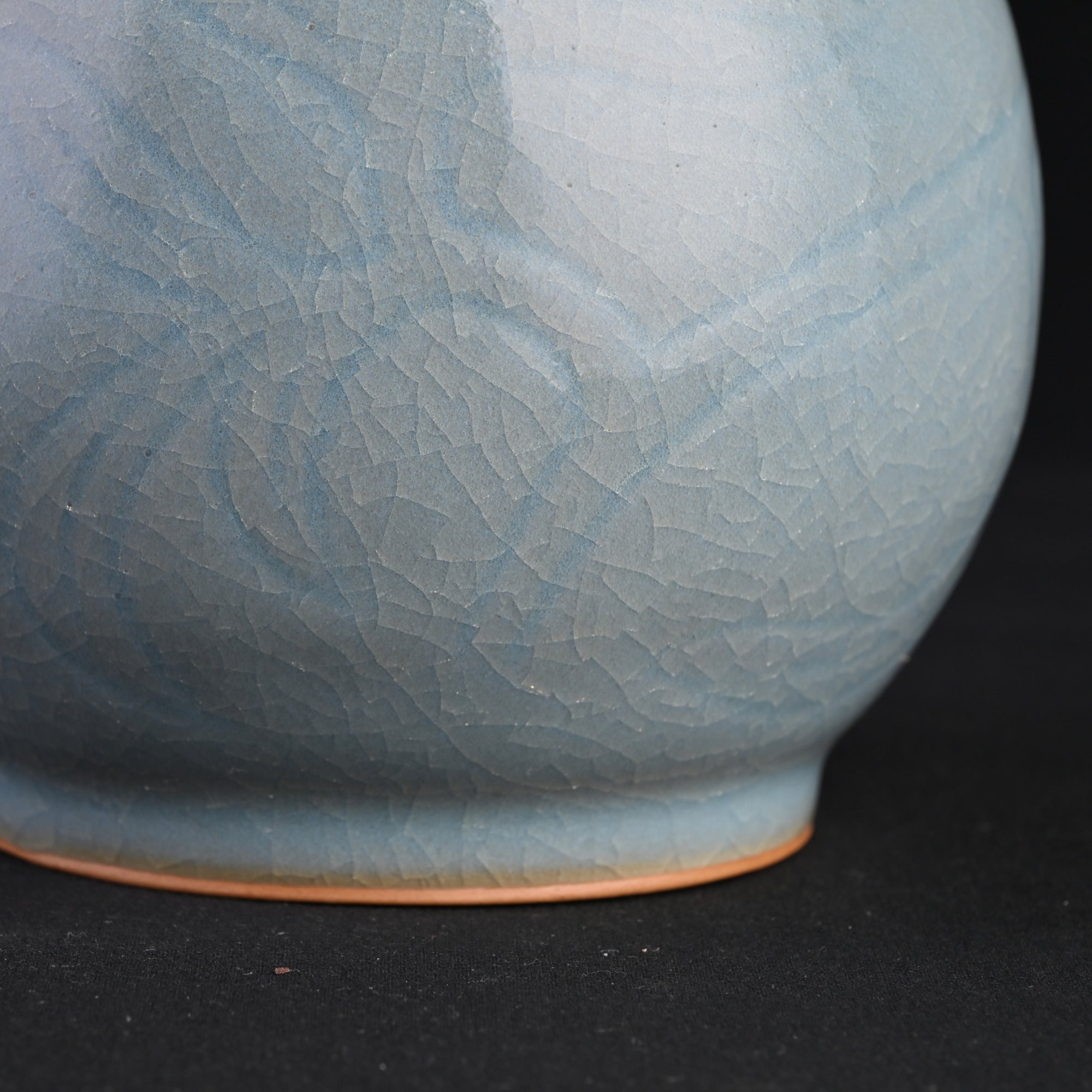 Natural Mineral Sky-Blue Glaze Yuhuchunping Vase (Large)