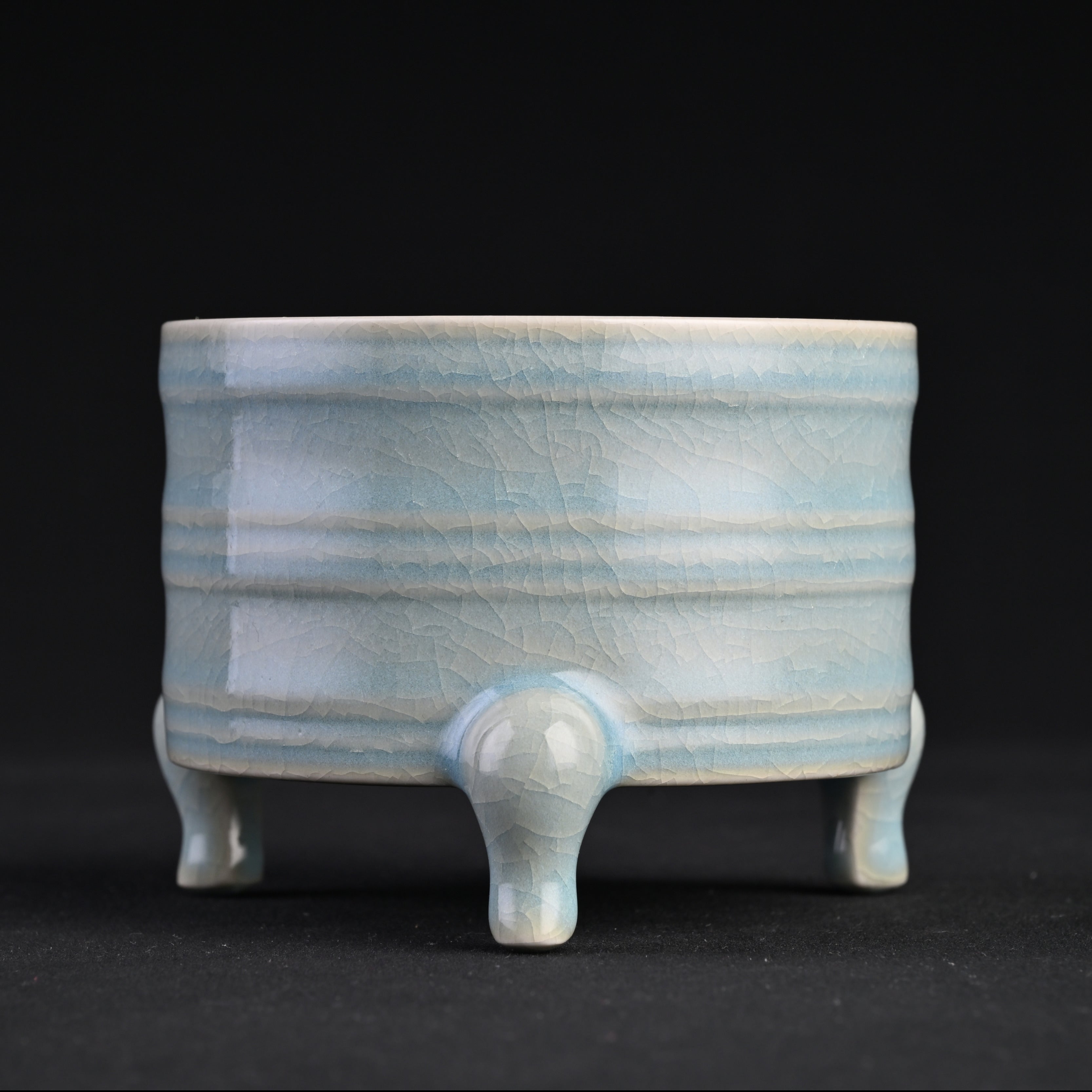 Natural Mineral Sky Blue Glaze “Genmon” Barrel