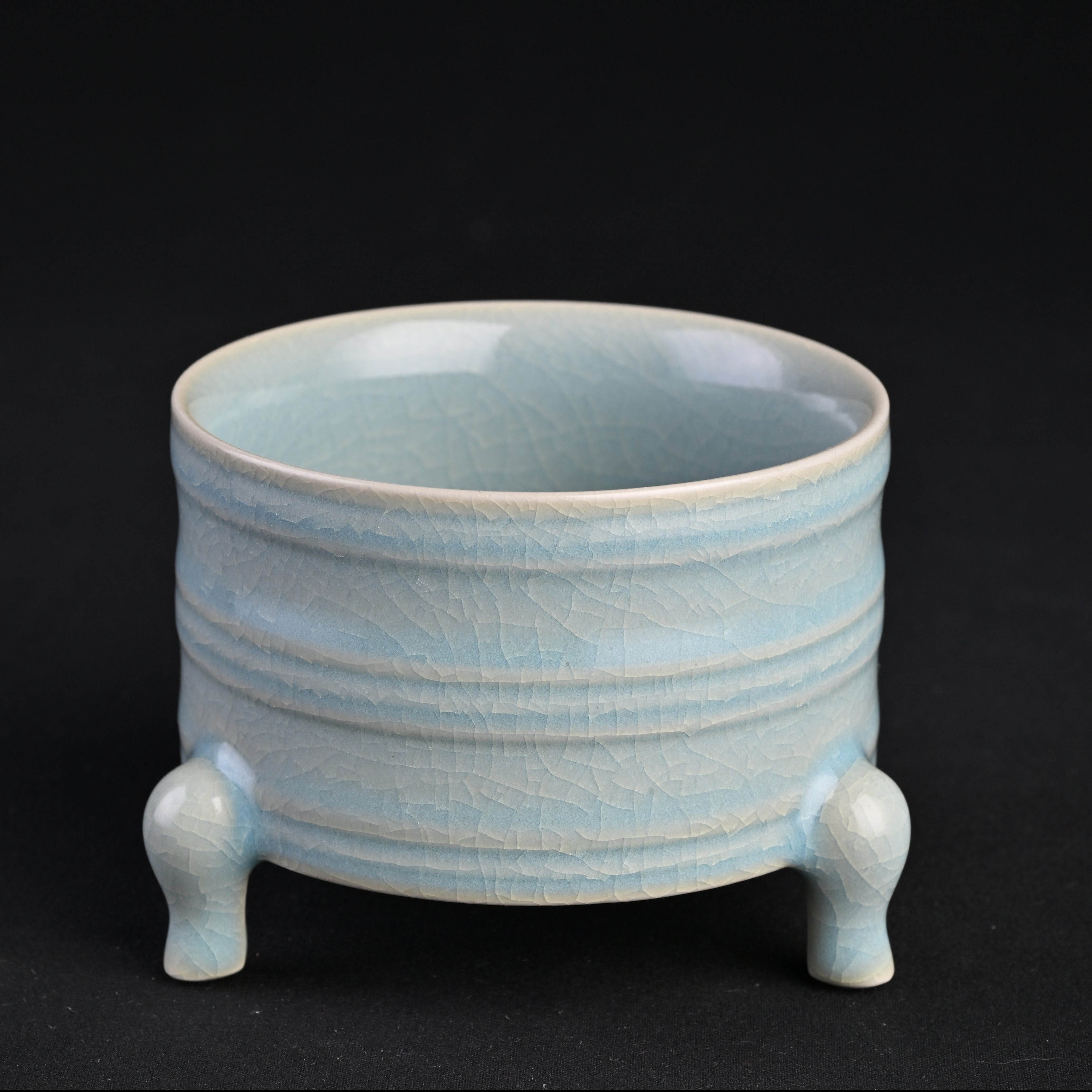 Natural Mineral Sky Blue Glaze “Genmon” Barrel
