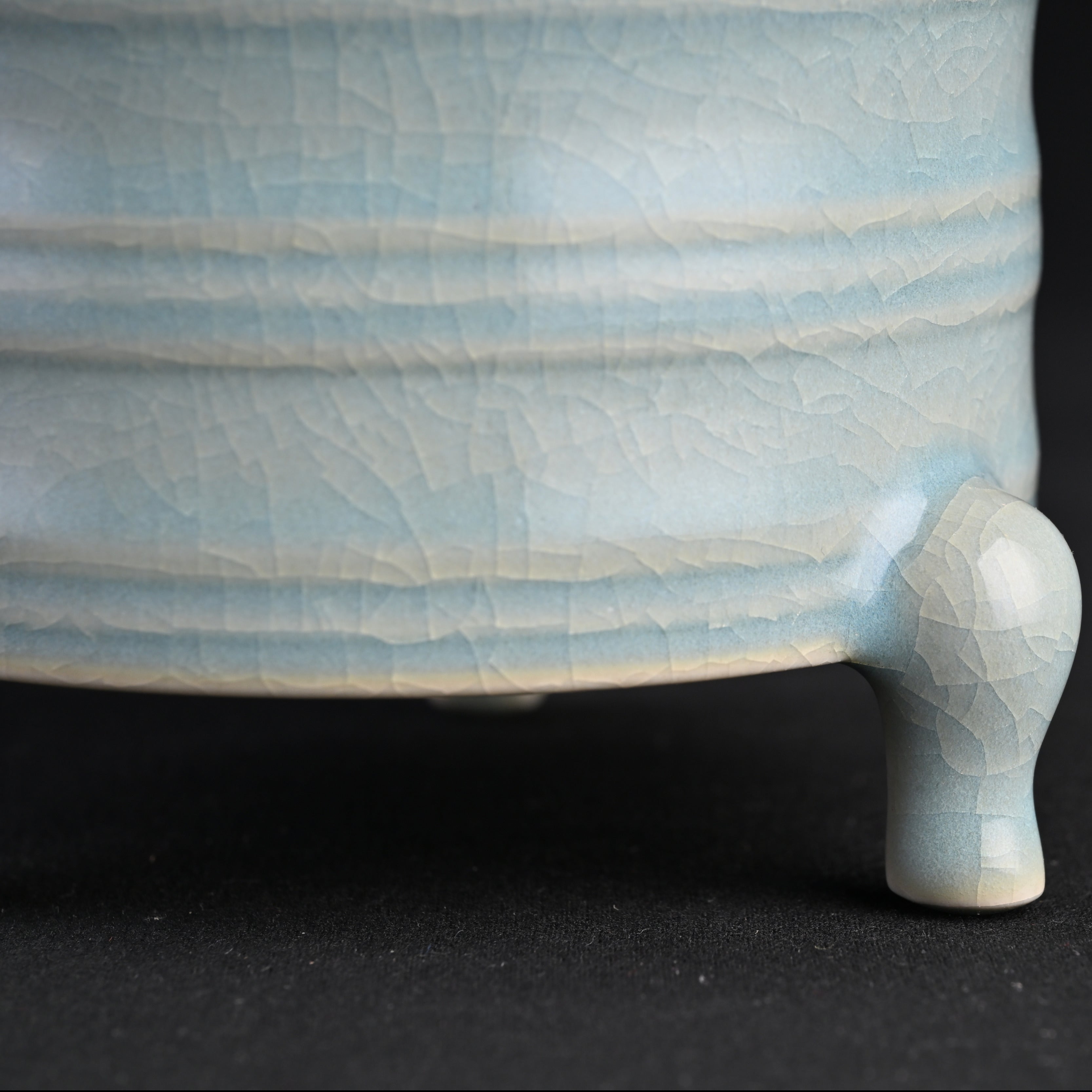 Natural Mineral Sky Blue Glaze “Genmon” Barrel