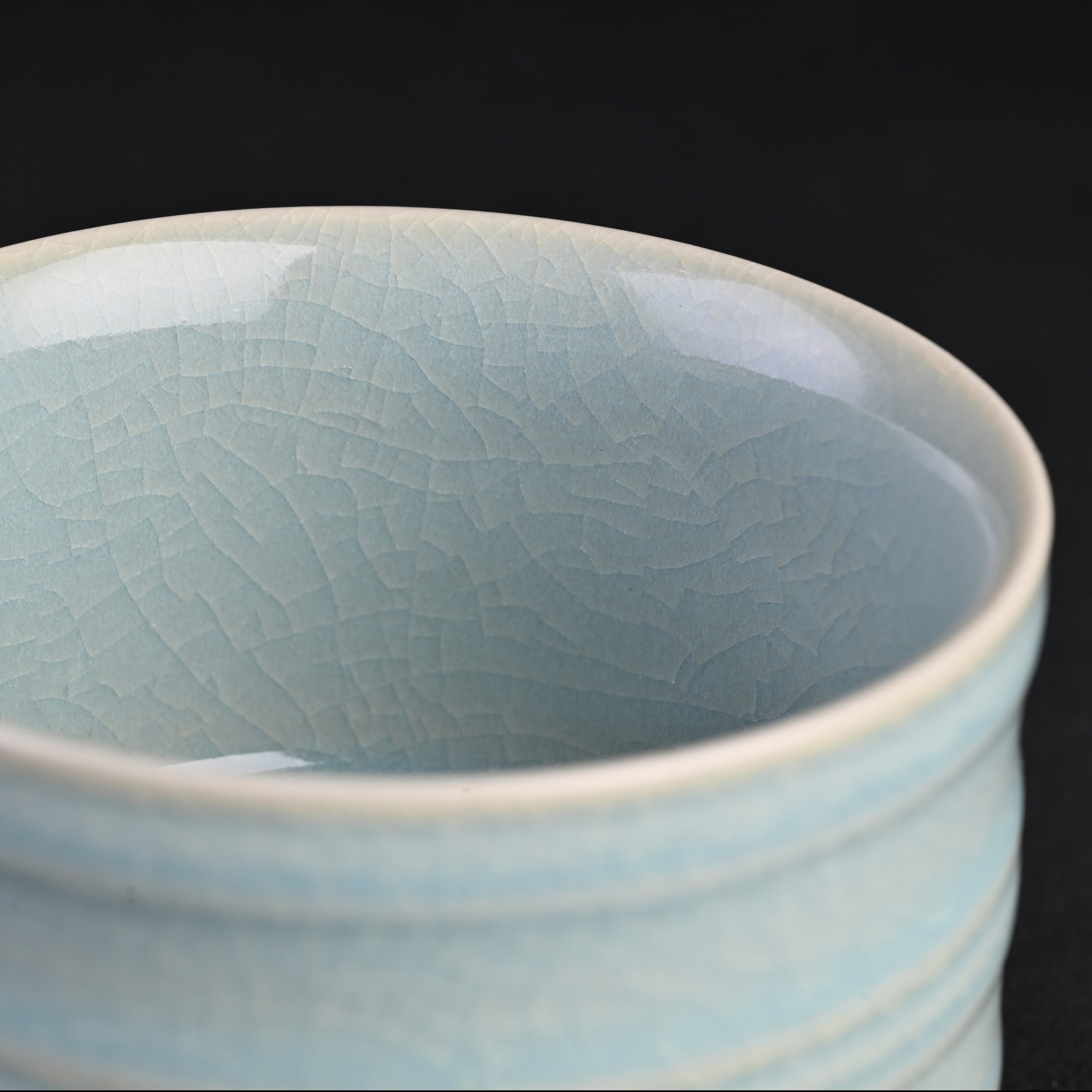 Natural Mineral Sky Blue Glaze “Genmon” Barrel