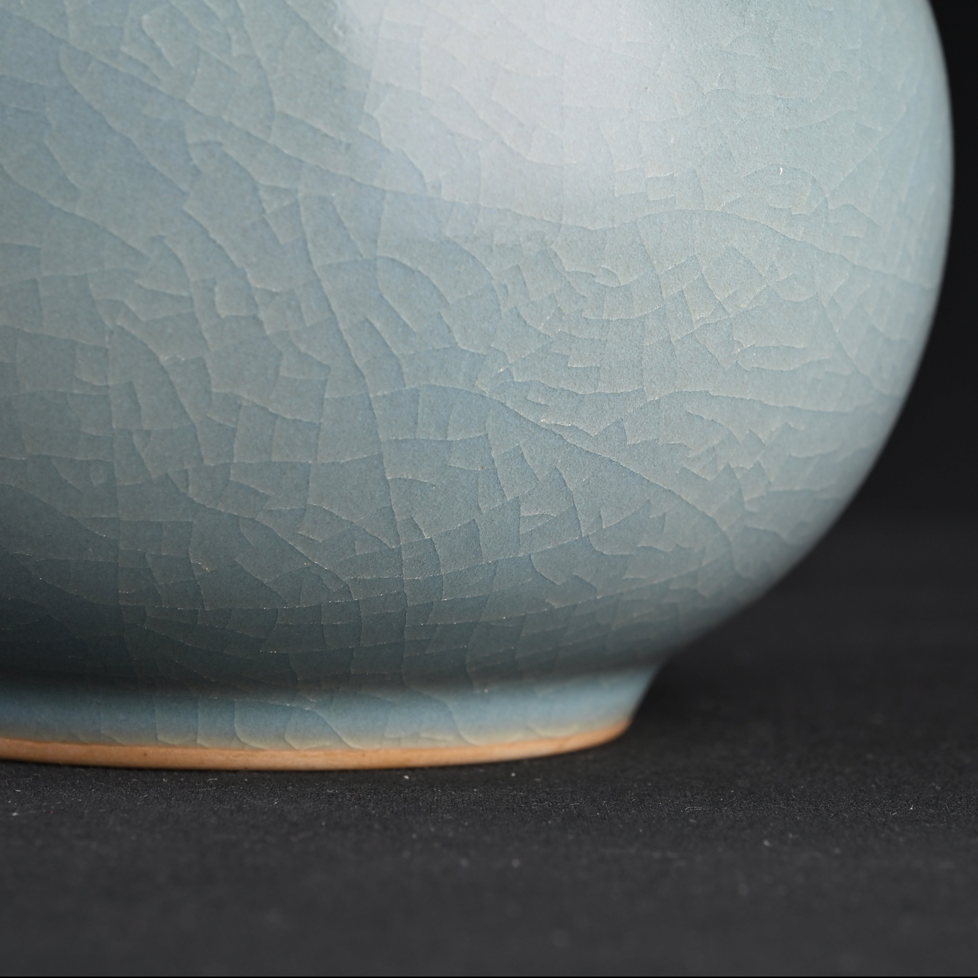 Natural Mineral Sky-Blue Glaze “Shogun” Jar