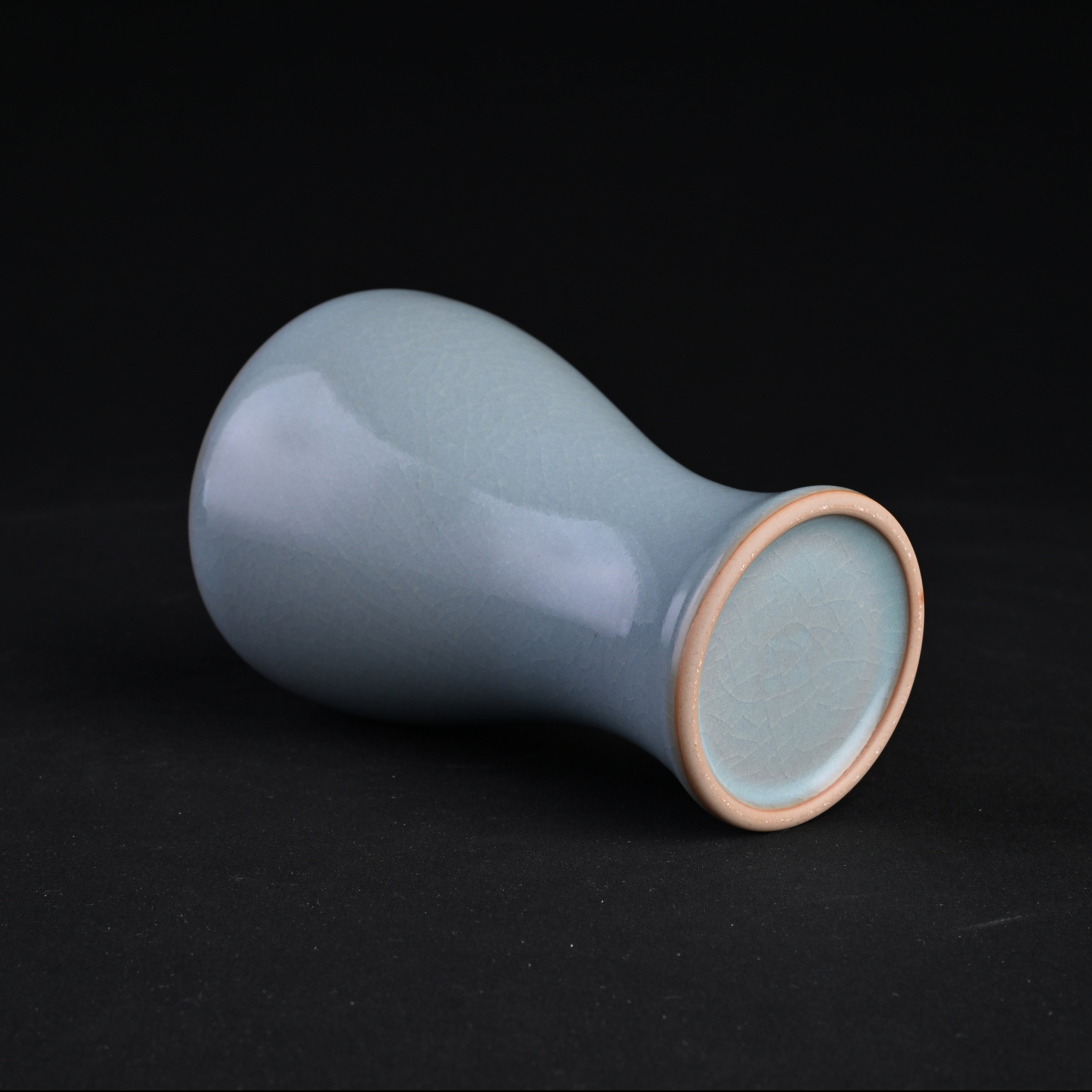 Natural Mineral Sky-Blue Glaze Collar Cup