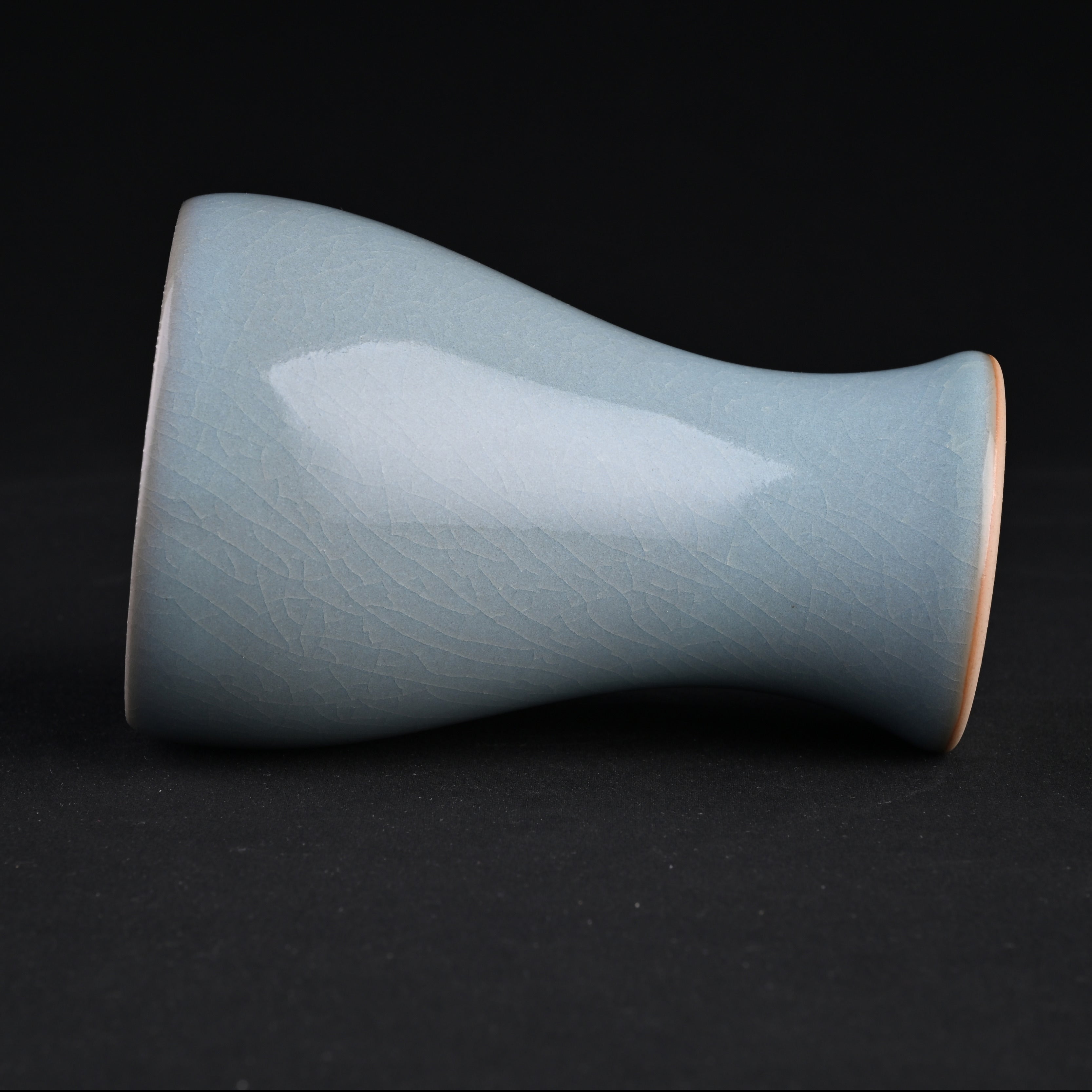 Natural Mineral Sky-Blue Glaze Collar Cup