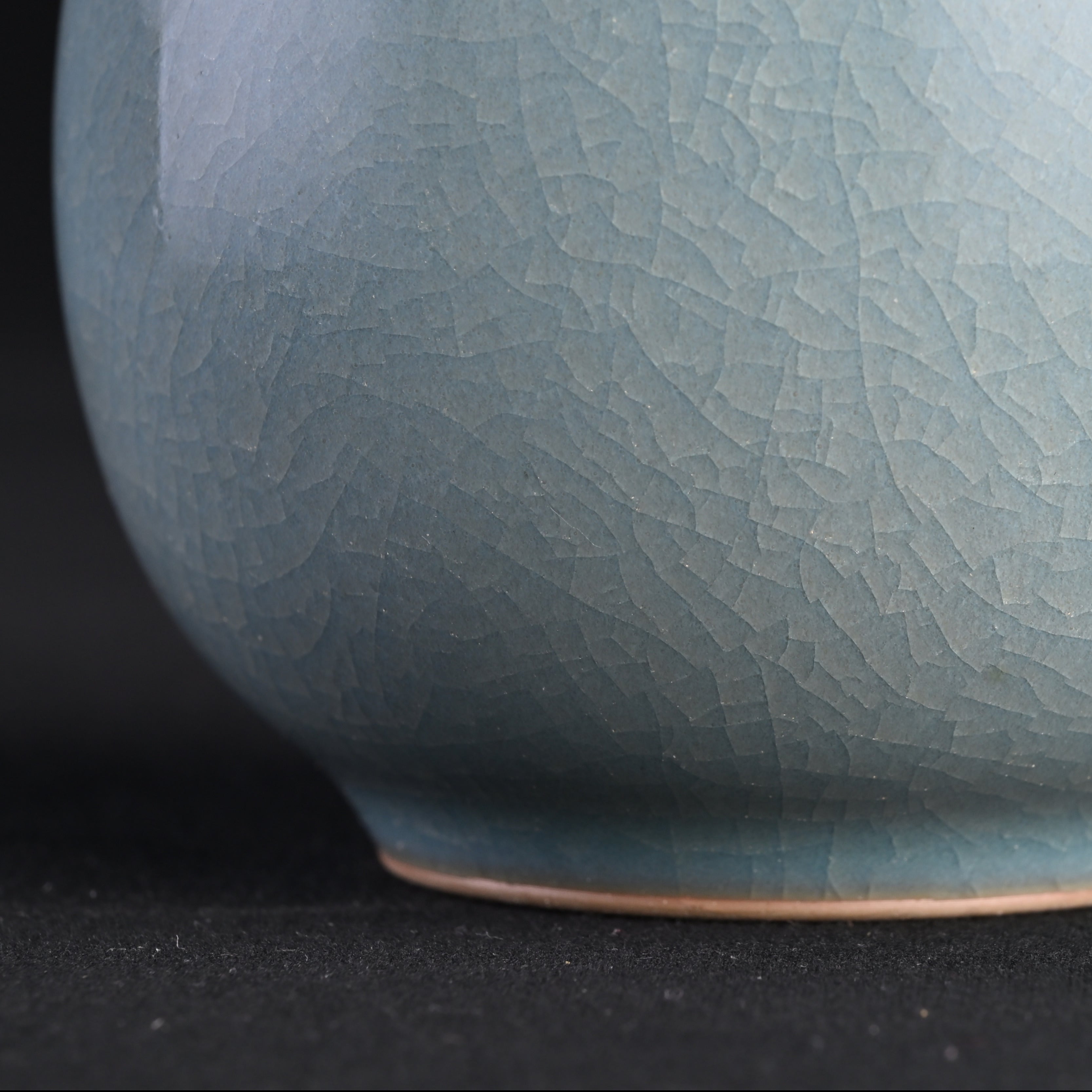 Natural Mineral Sky-Blue Glaze Fully Handmade Single Cup