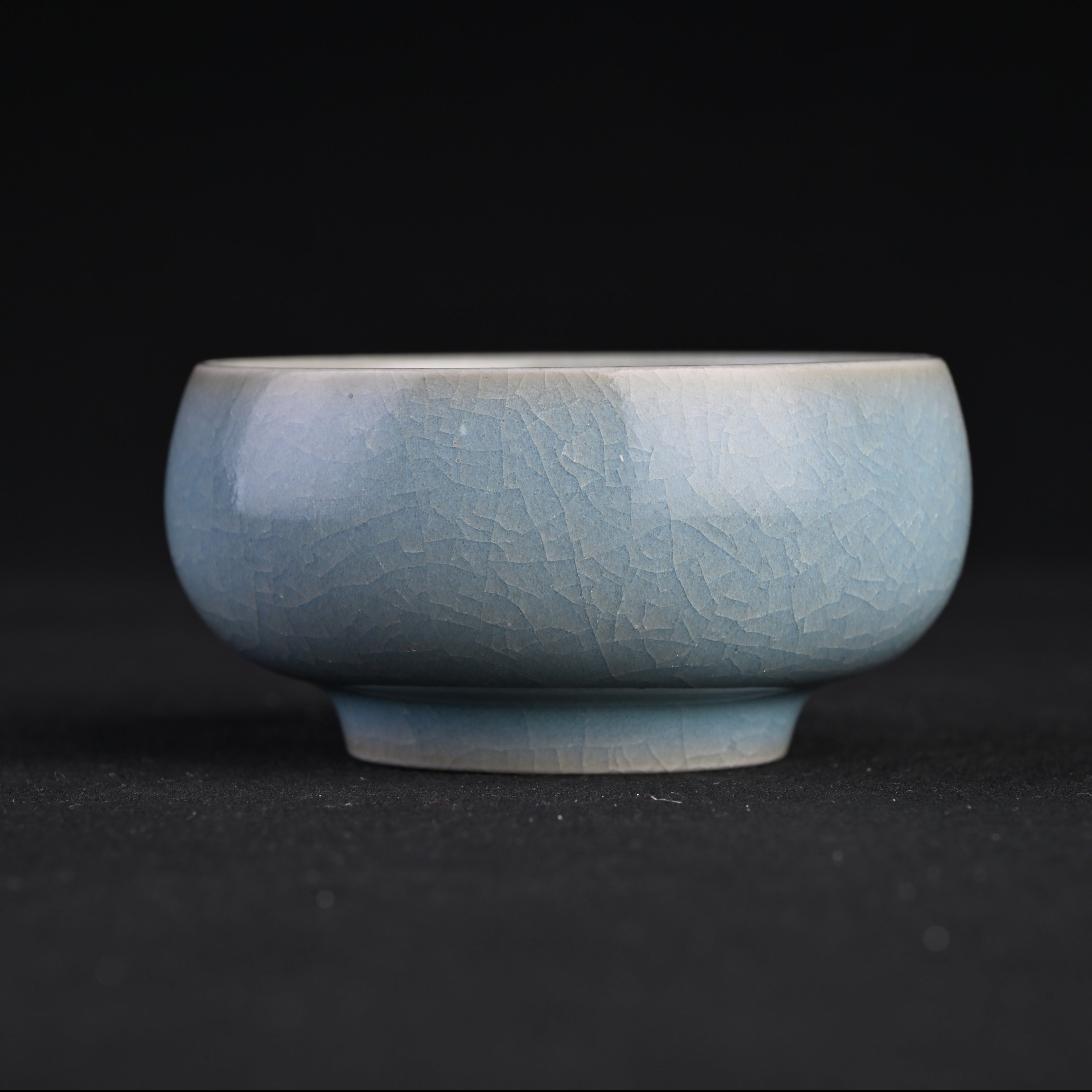 Natural Mineral Sky-Blue Glaze Zen Meditation Cup