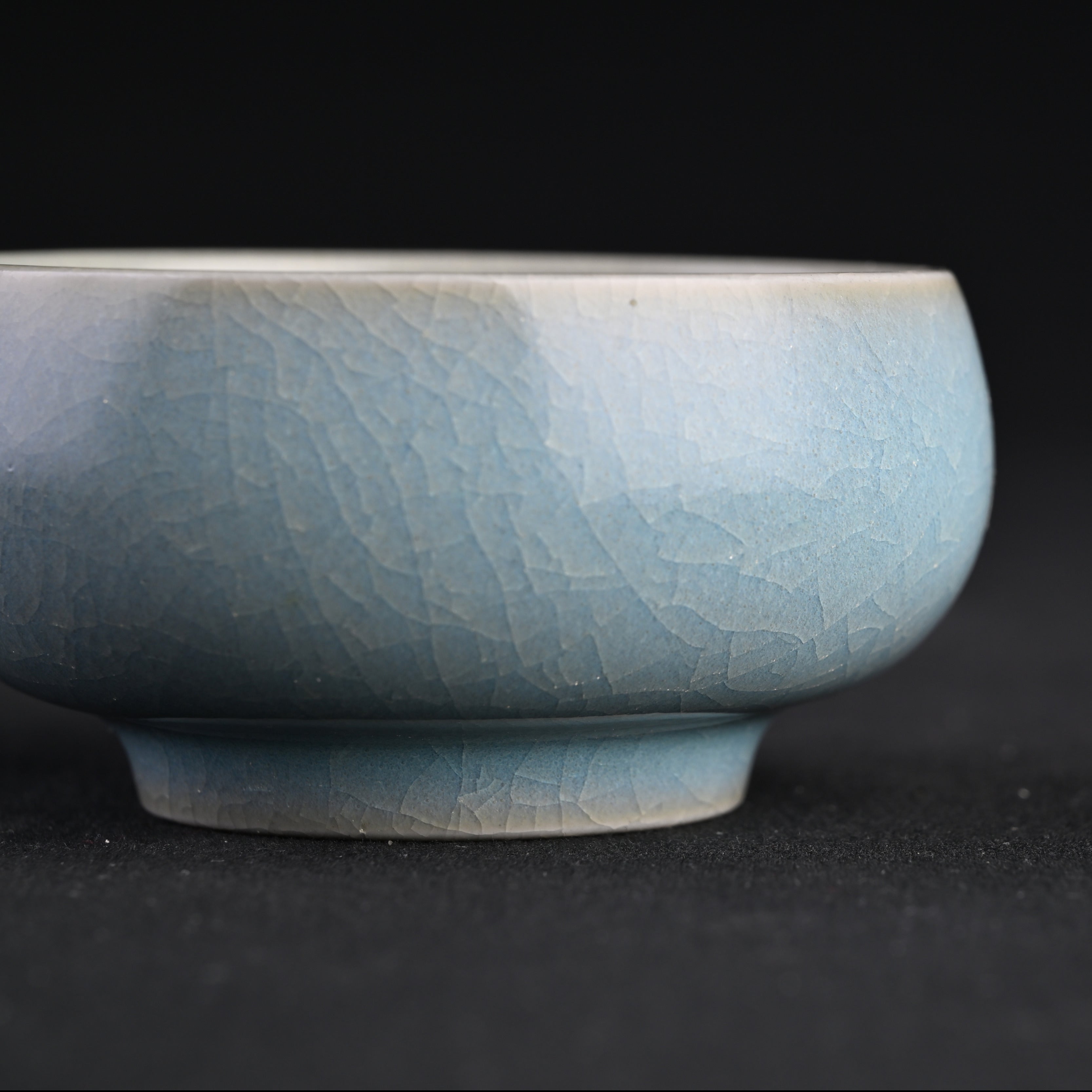 Natural Mineral Sky-Blue Glaze Zen Meditation Cup
