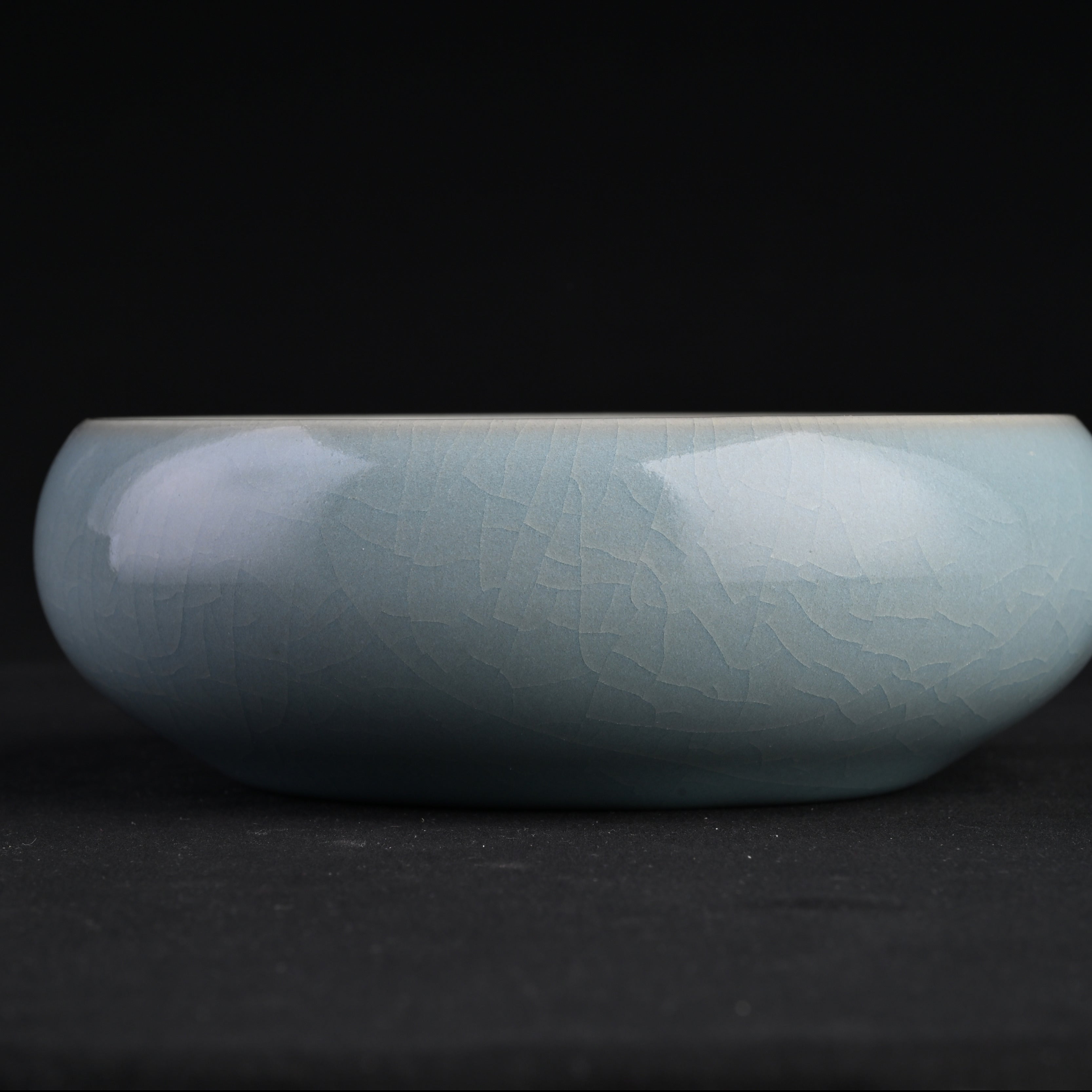 Natural Mineral Sky-Blue Glaze Zen Meditation Teacup