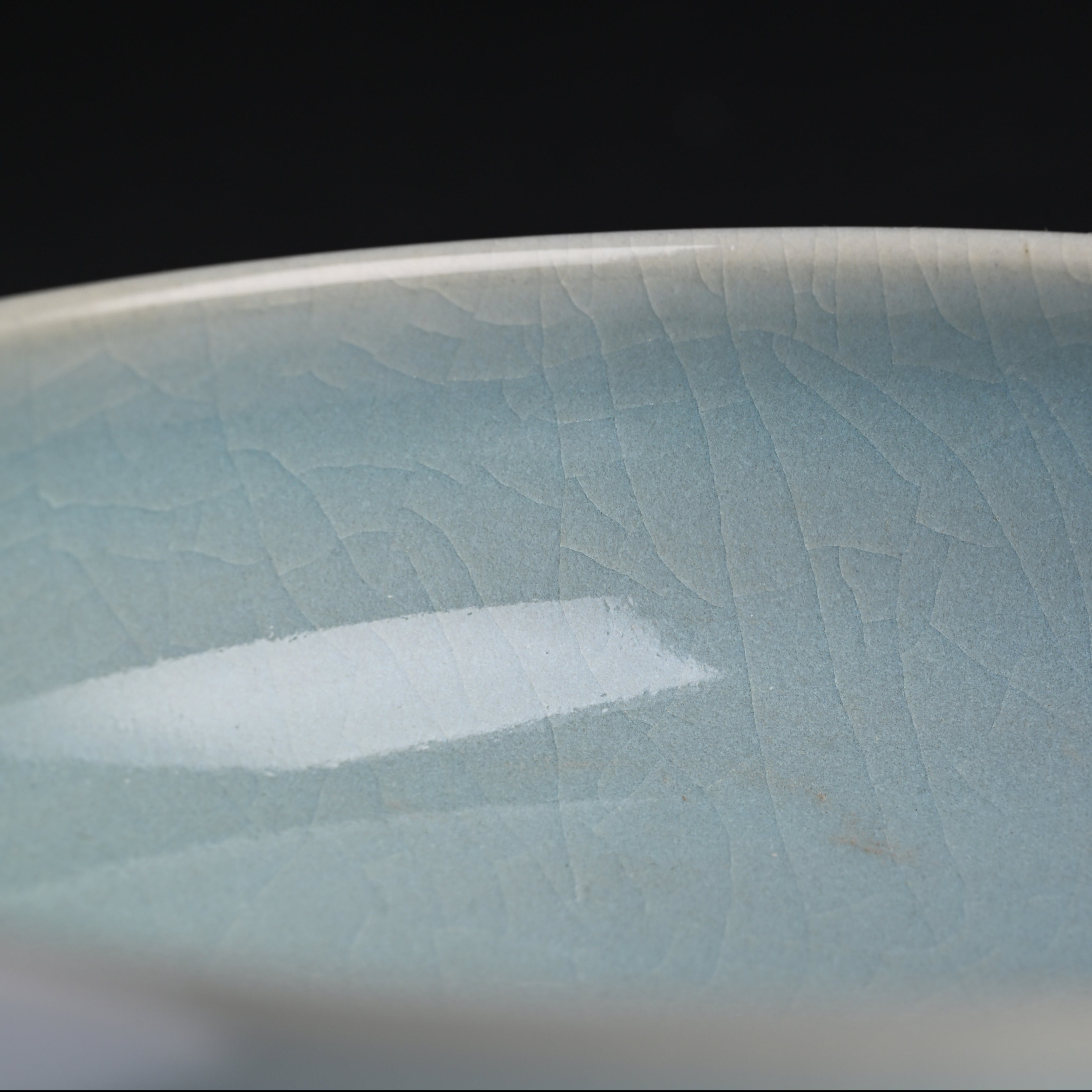 Natural Mineral Sky-Blue Glaze Zen Meditation Teacup