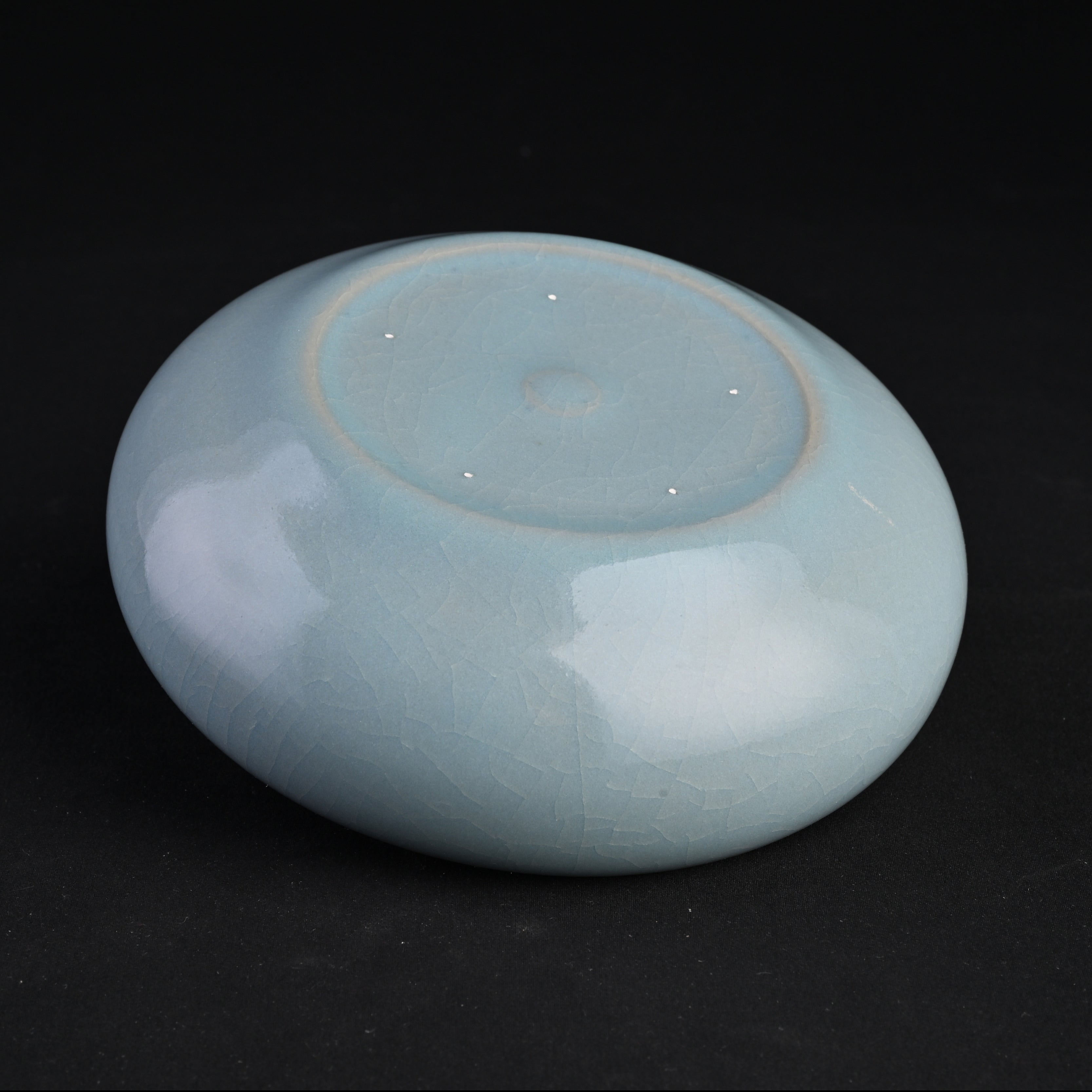 Natural Mineral Sky-Blue Glaze Zen Meditation Teacup