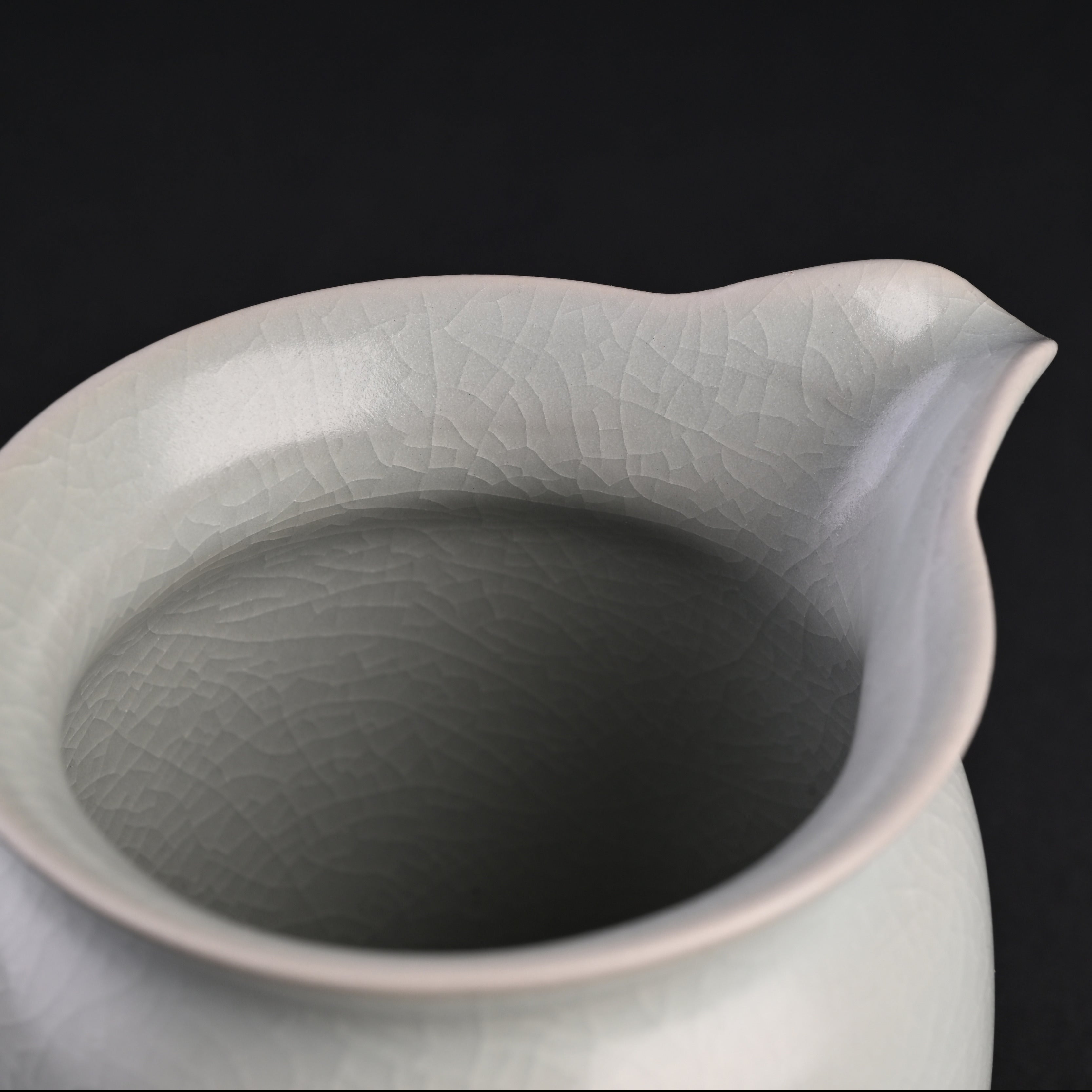 Re-fired Moon White Glaze Fairness (Gongdao) Cup