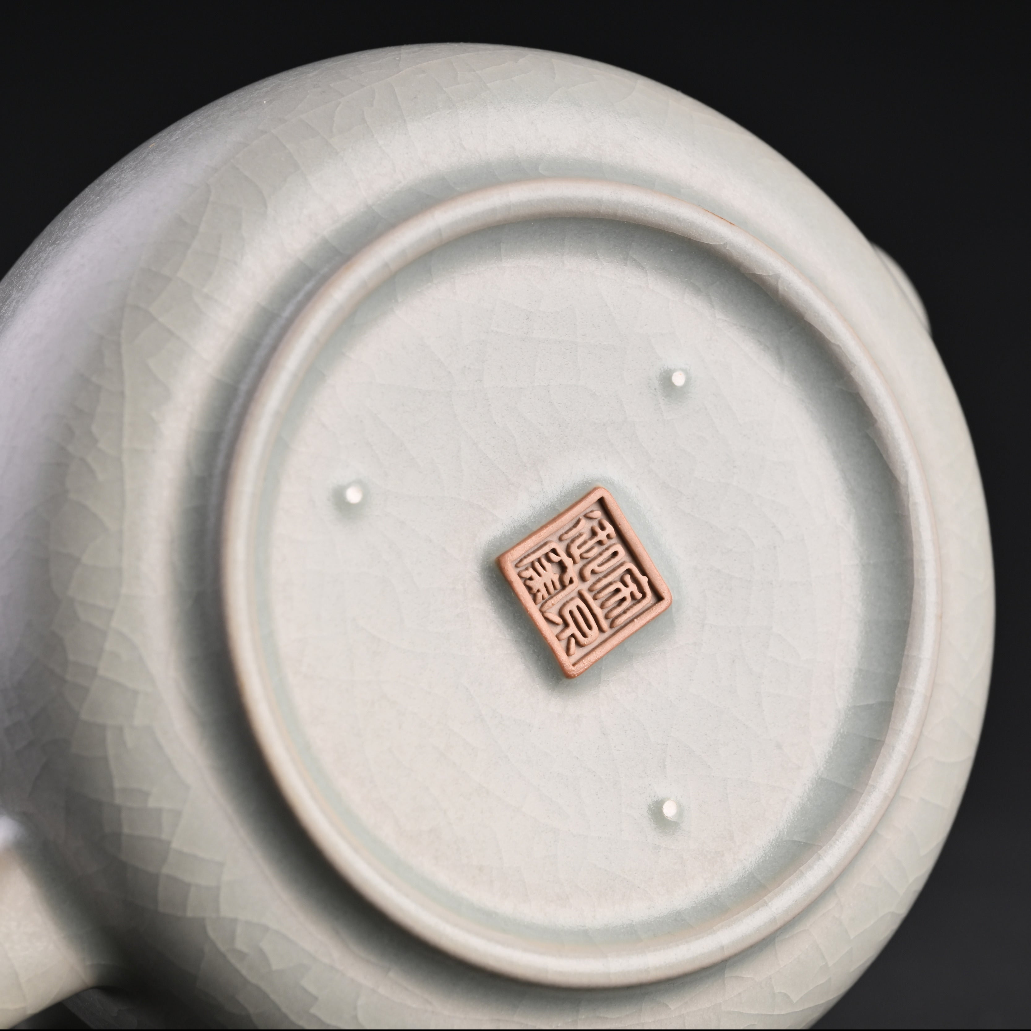 Re-fired Moon White Glaze “Yulan” Teapot