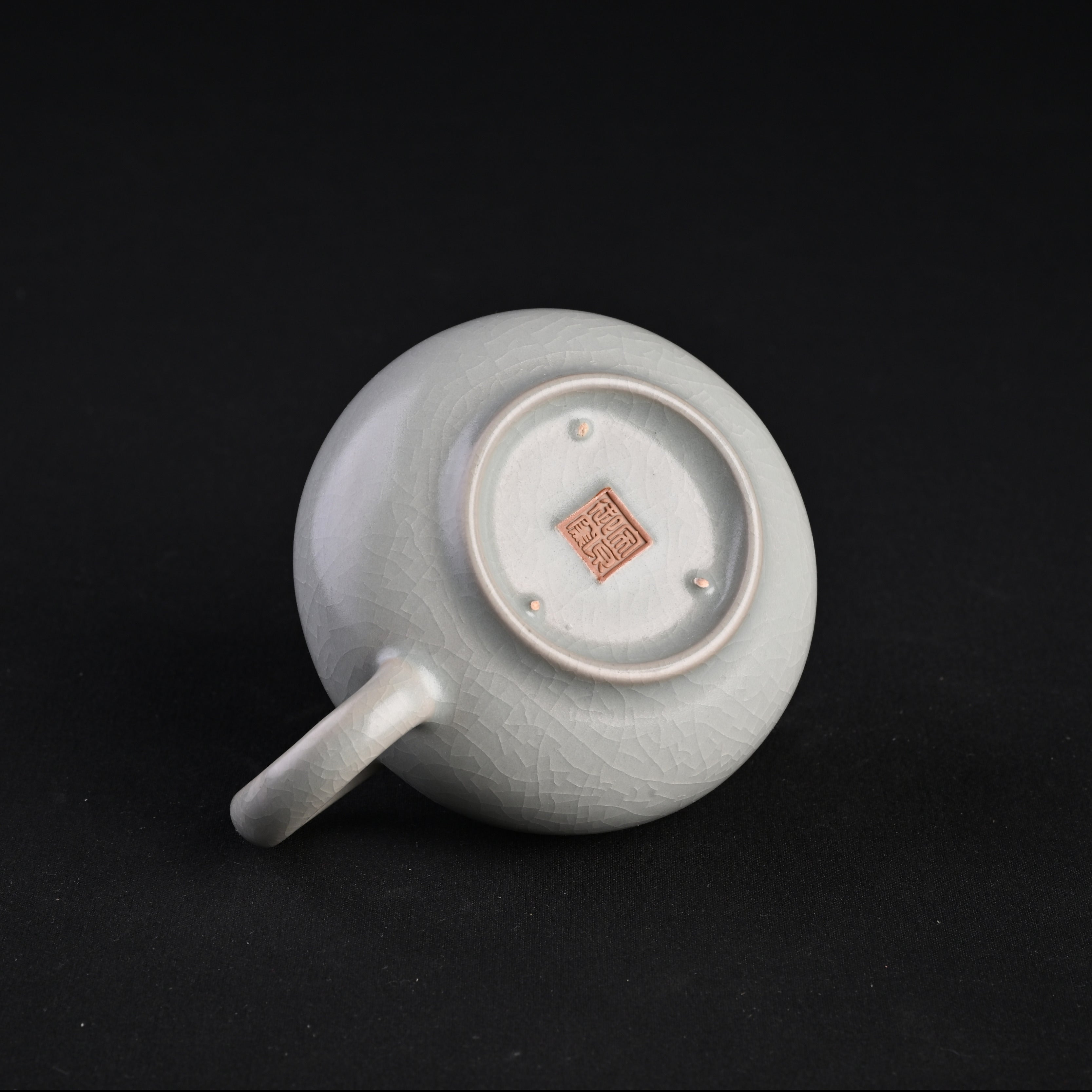 Re-fired Moon White Glaze Rongtian Teapot