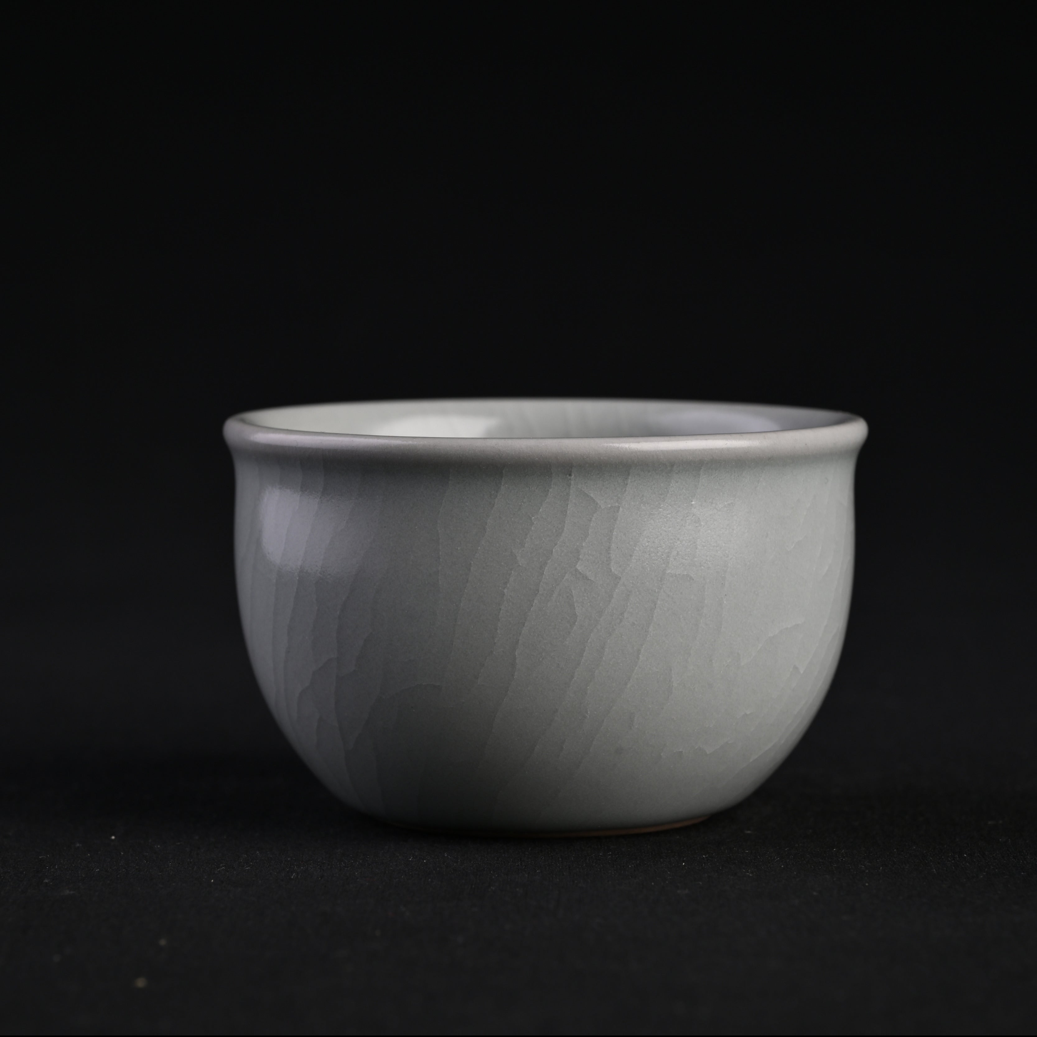 Re-fired Moon White Glaze Fortune Jar Cup