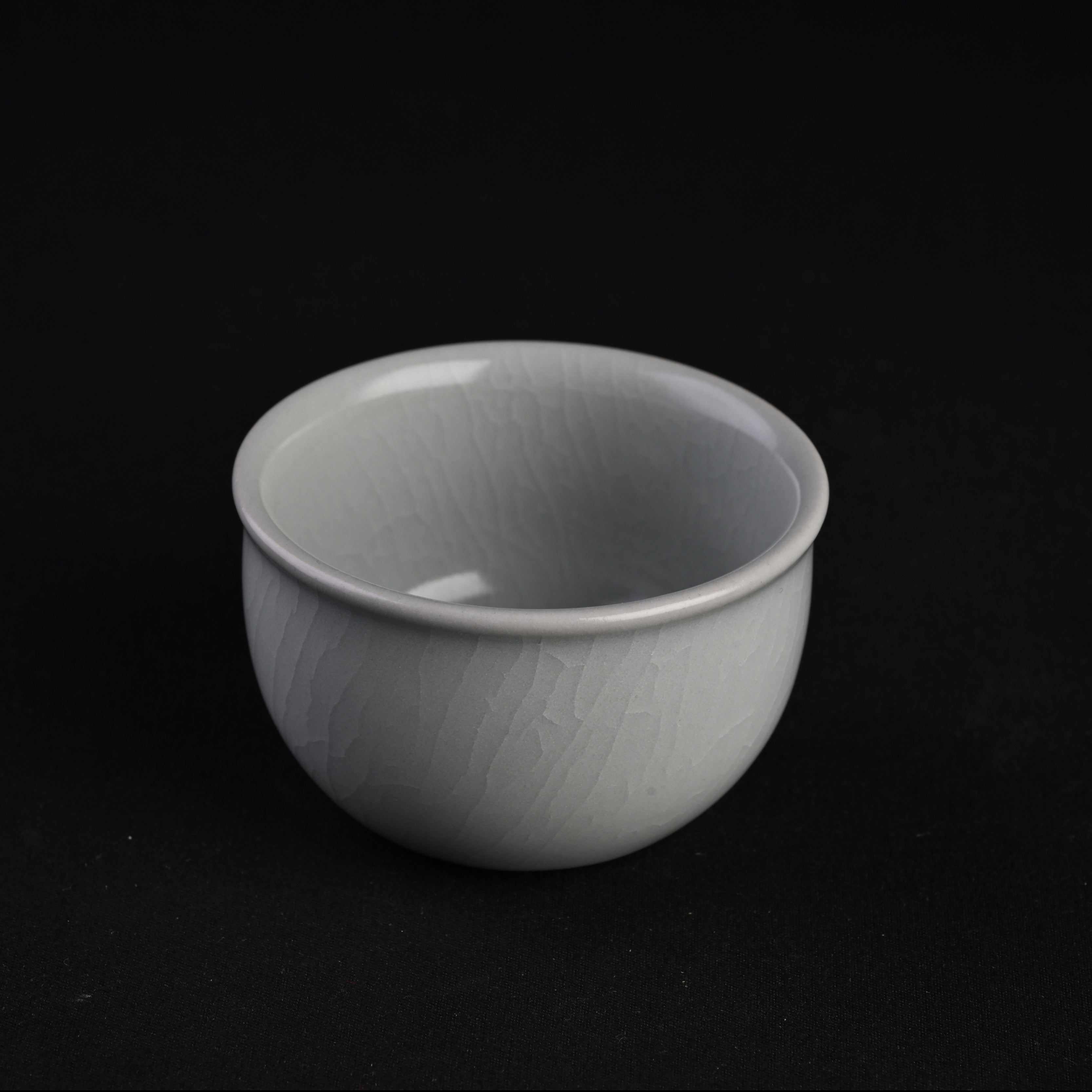 Re-fired Moon White Glaze Fortune Jar Cup
