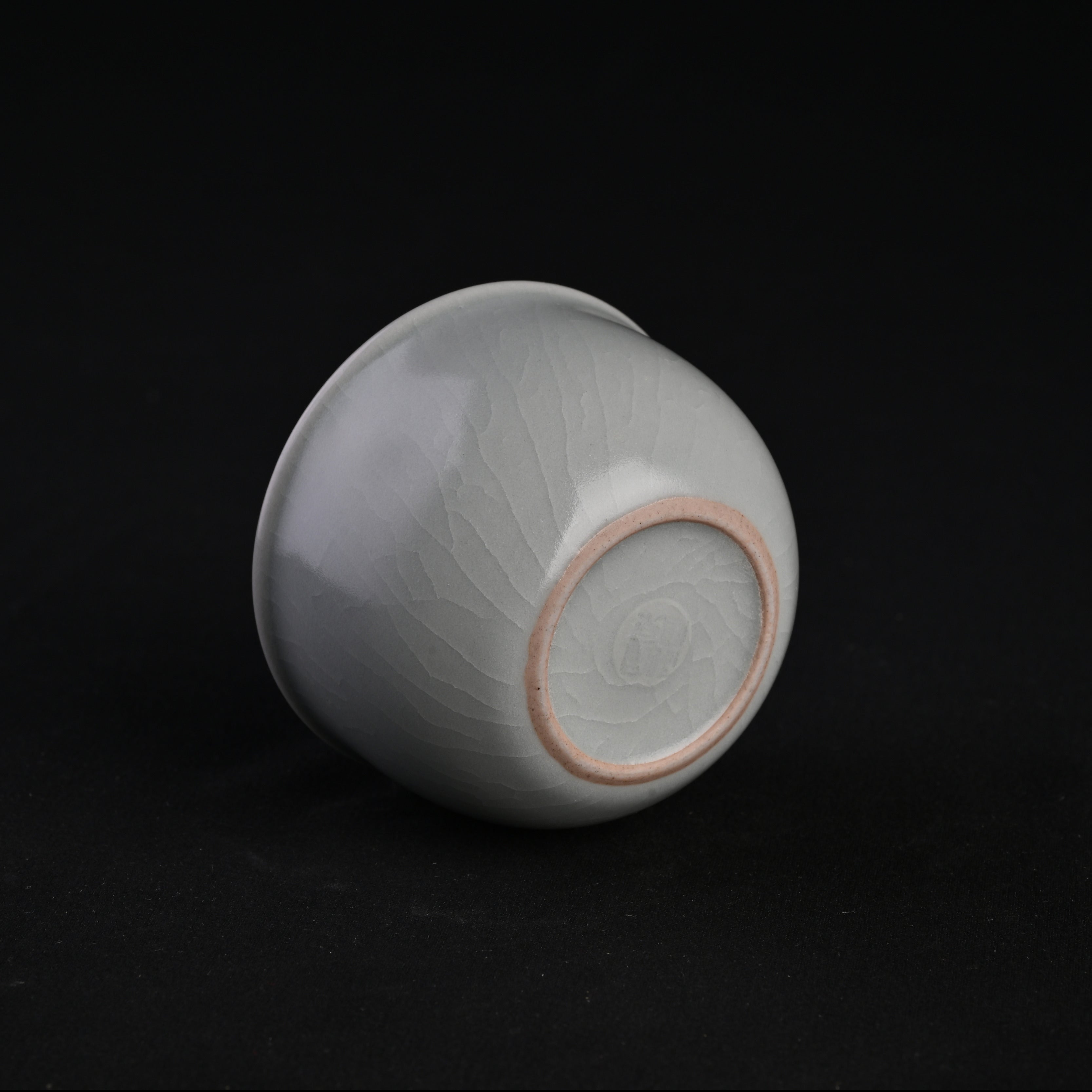 Re-fired Moon White Glaze Fortune Jar Cup