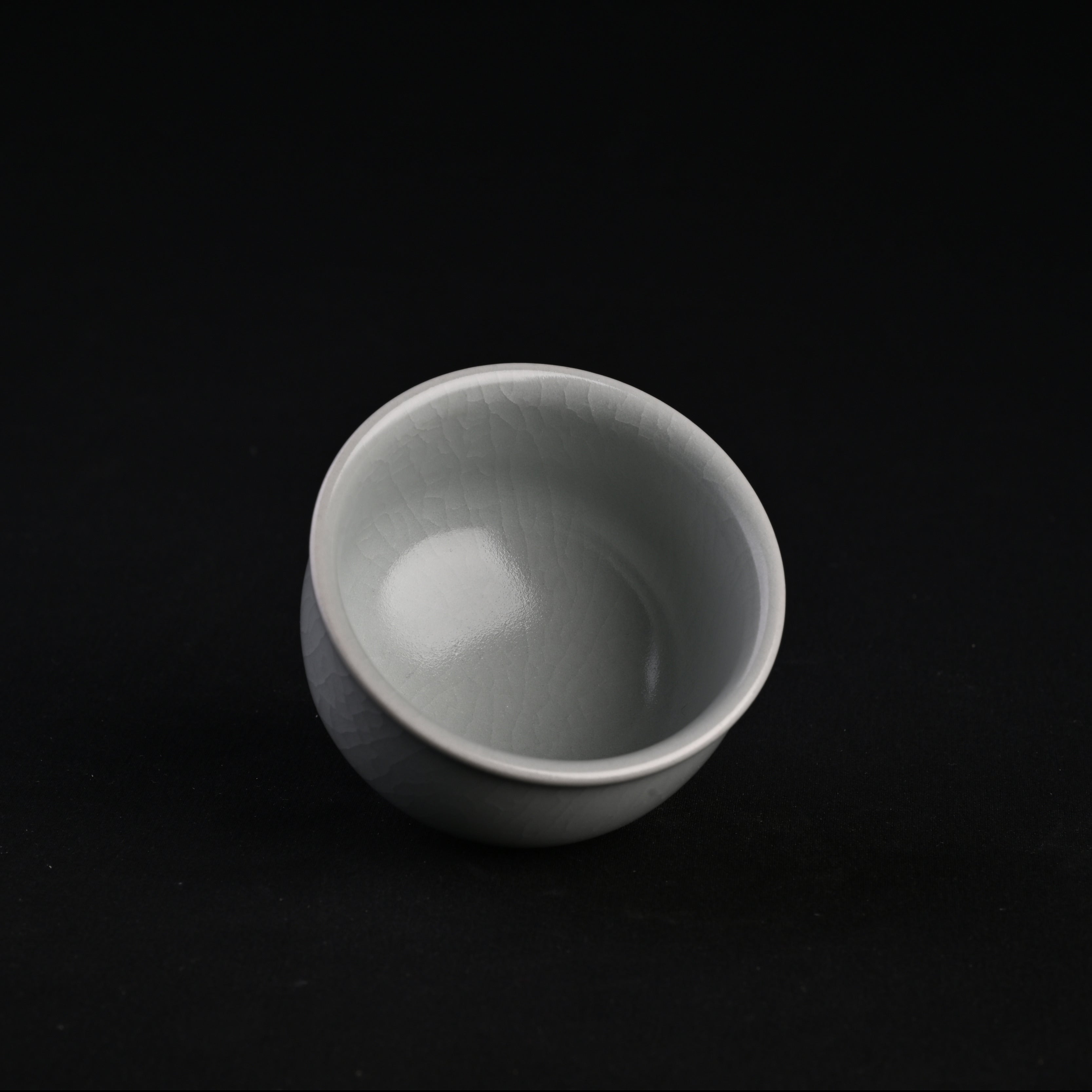 Re-fired Moon White Glaze Fortune Jar Cup
