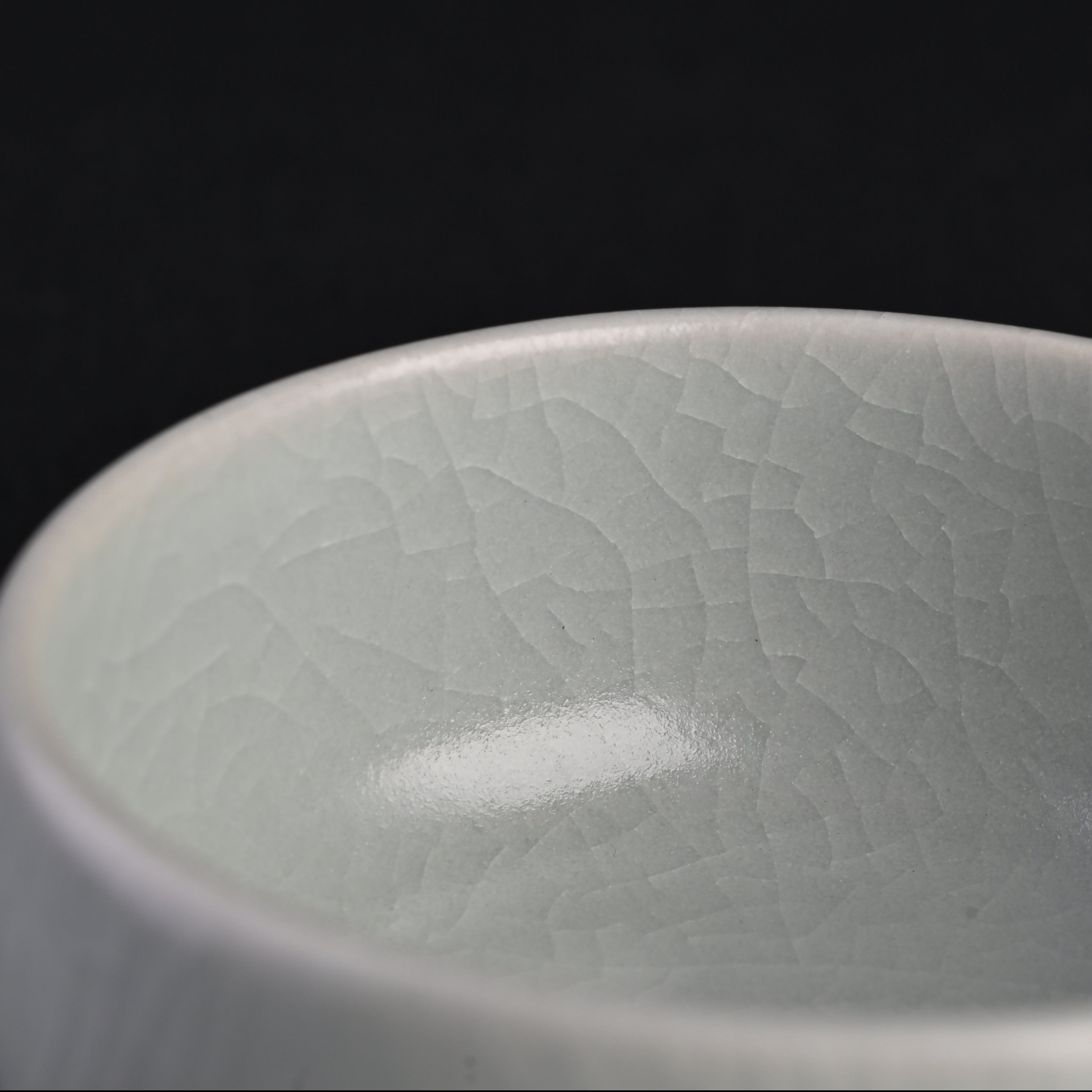 Re-fired Moon White Glaze Fortune Jar Cup