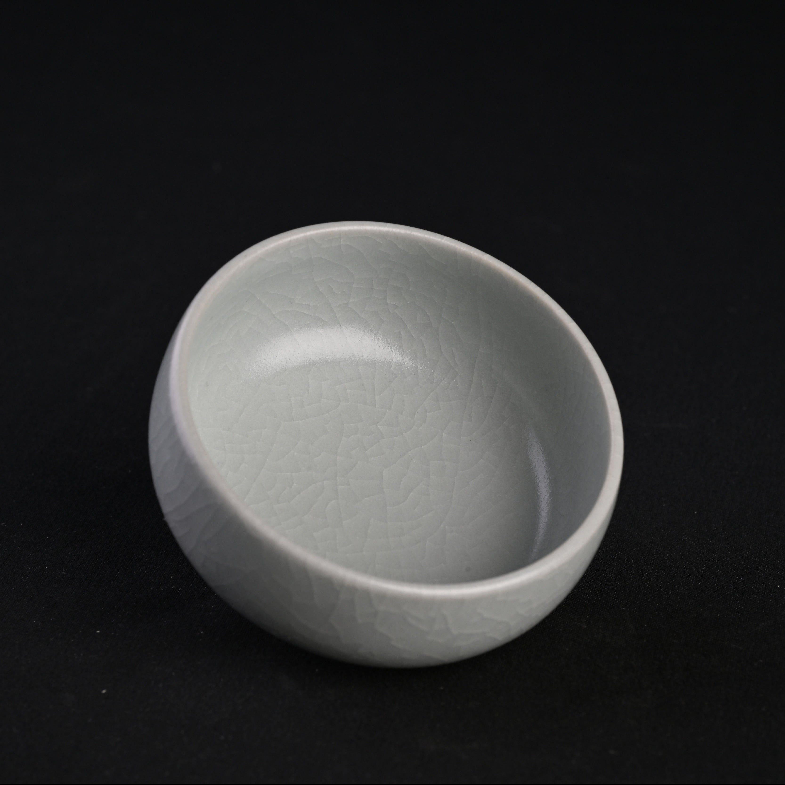 Re-fired Moon White Glaze Fortune Jar Cup