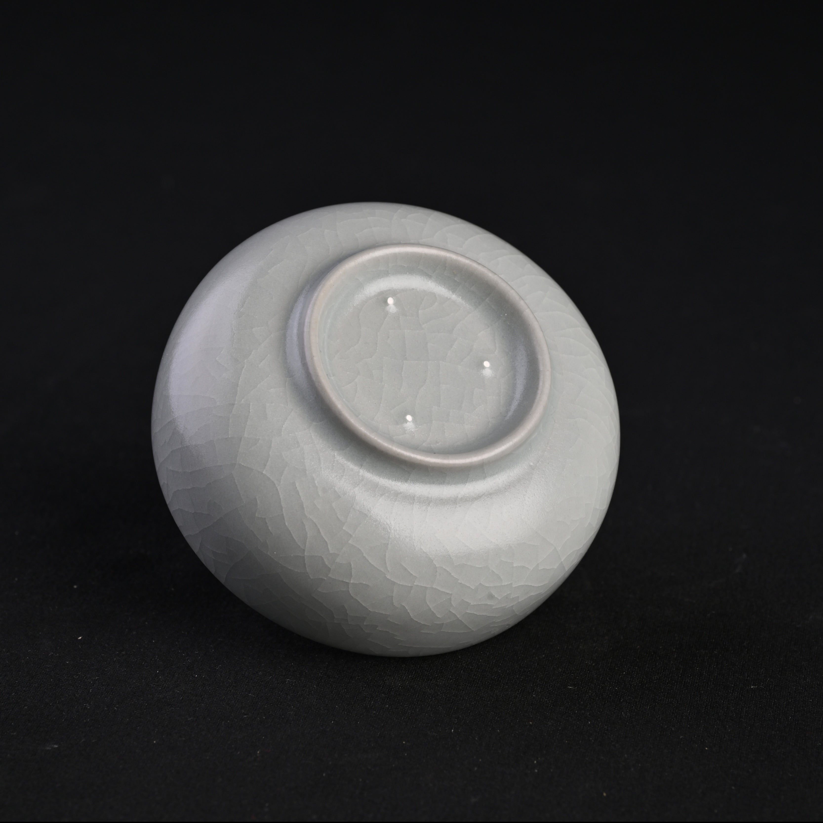 Re-fired Moon White Glaze Fortune Jar Cup