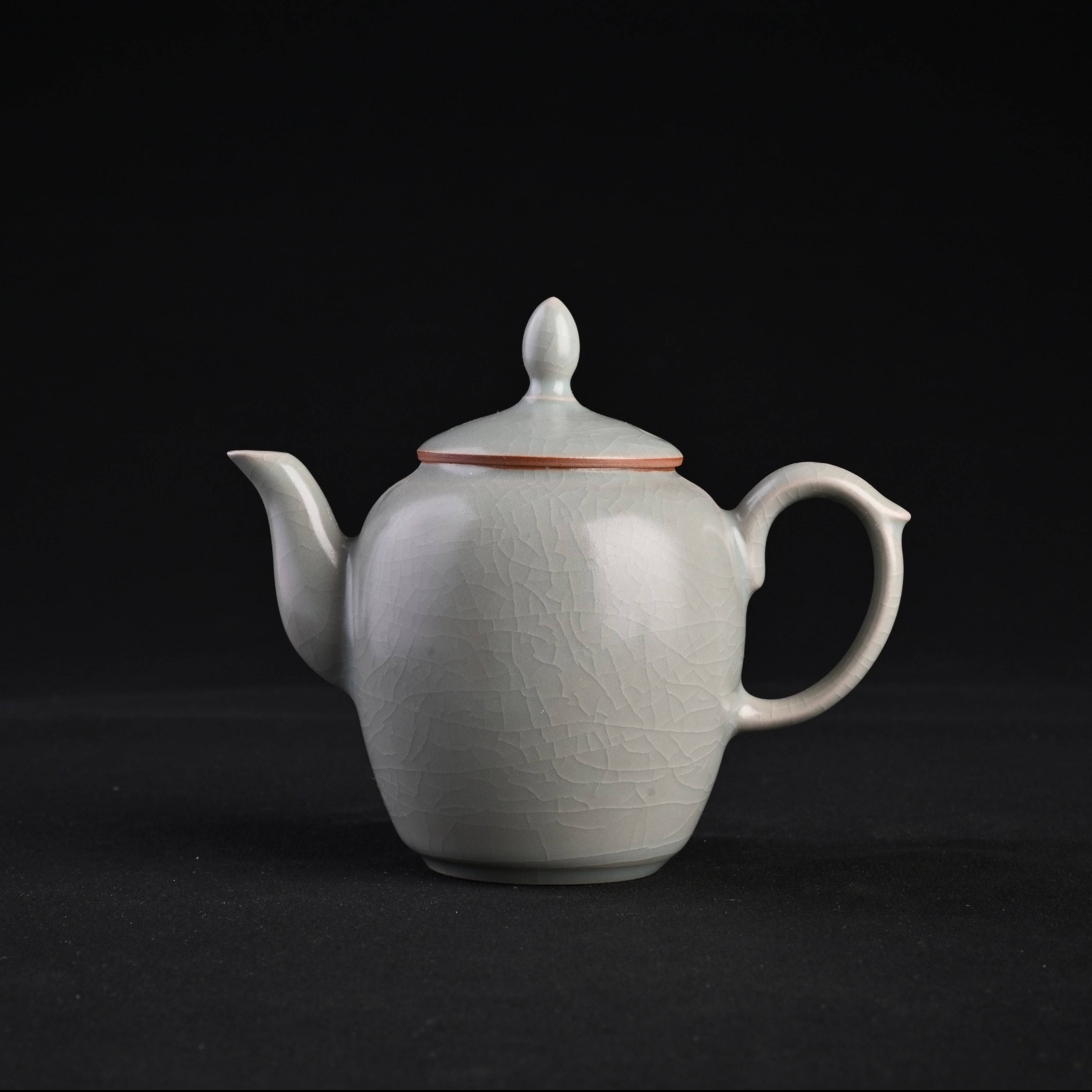 Re-fired Powder Blue Glaze Tei-hime Teapot