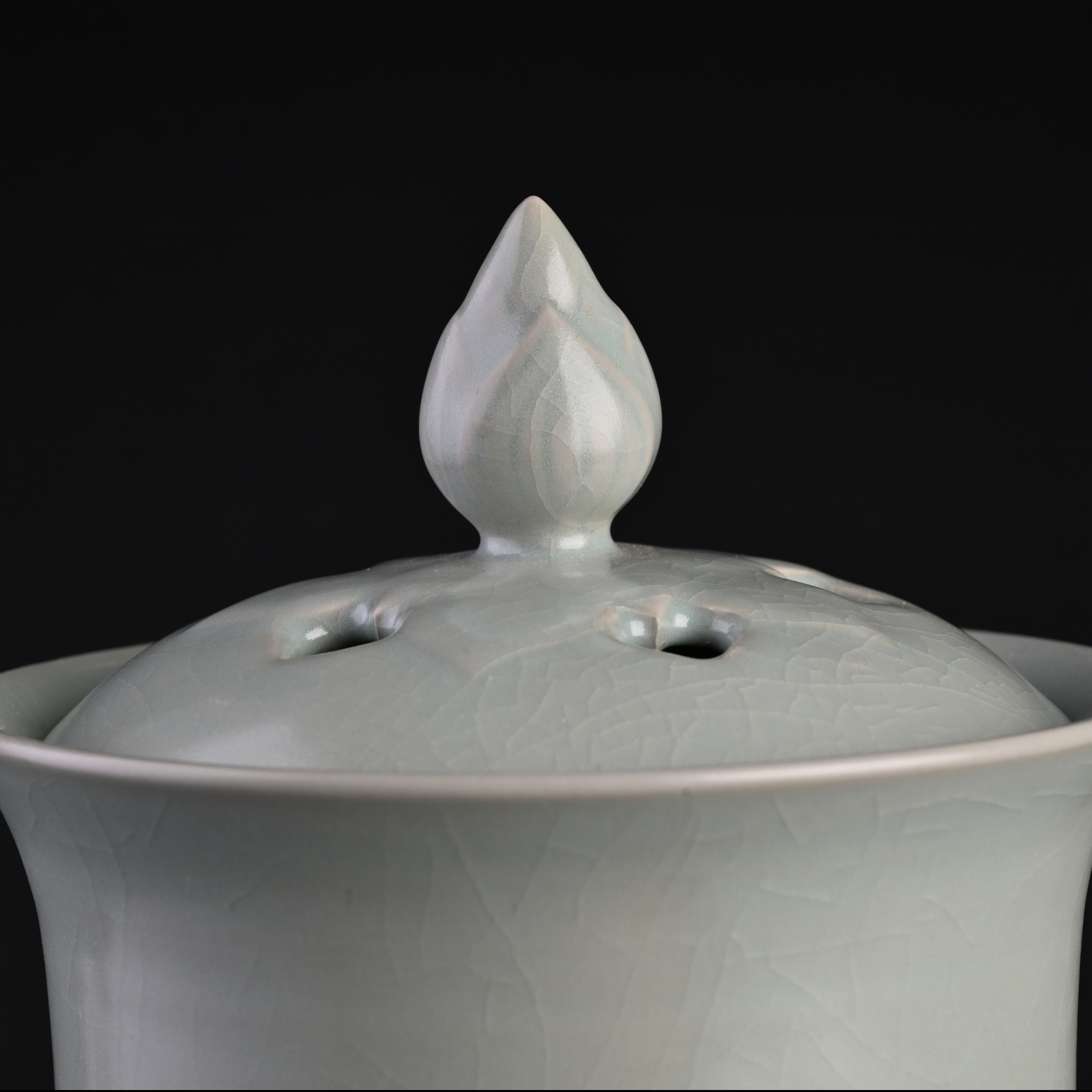 Refired Powder Blue Glaze Xingtian Brazier