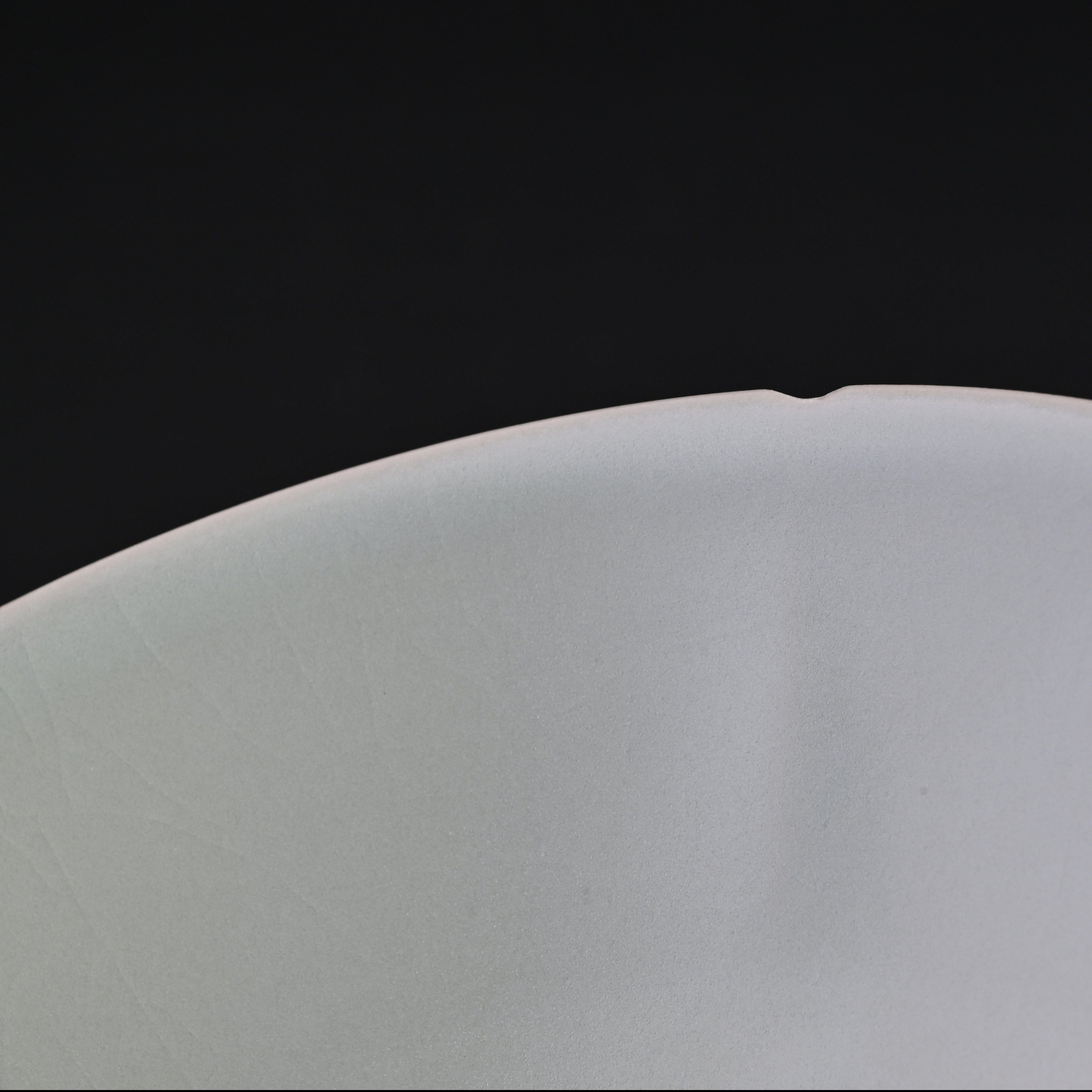 Re-fired Powder Blue Glaze Large Aoi-Mouth Bowl