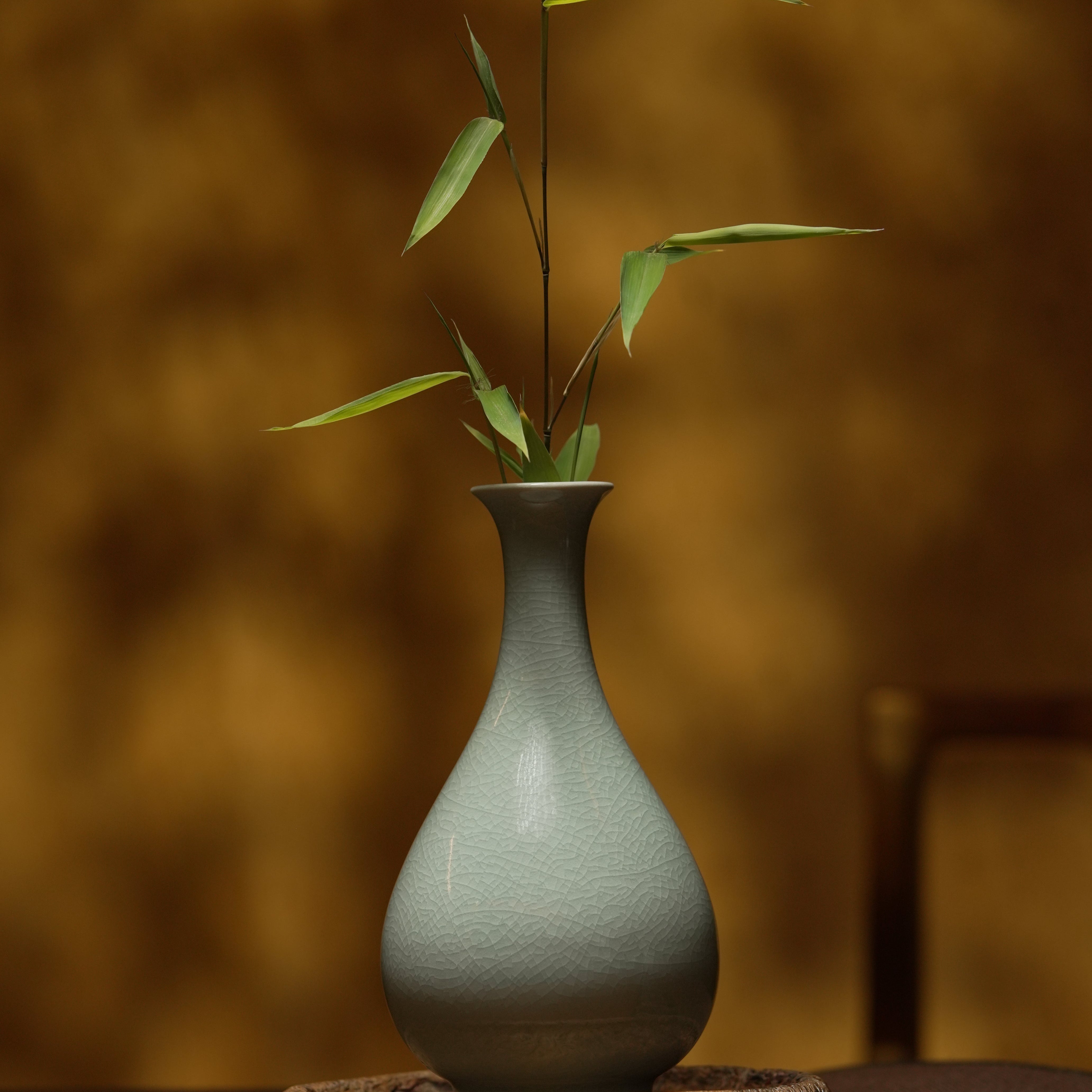 Natural Mineral Tianqing Glaze – Yuhuchun Vase